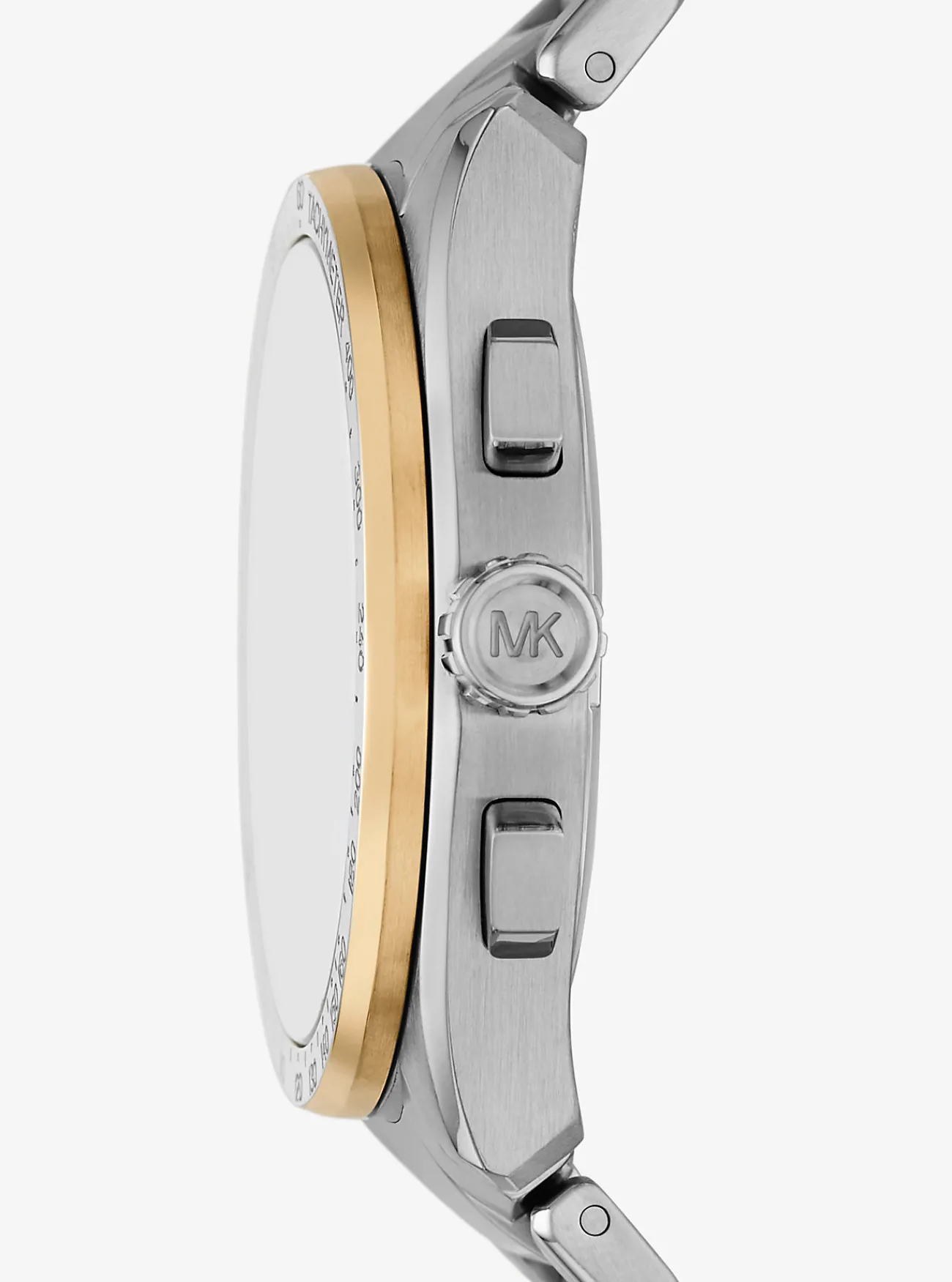 Michael Kors Horloge Accelerator 2.0, oversized en zilverkleurig TWEEKLEURIG Best