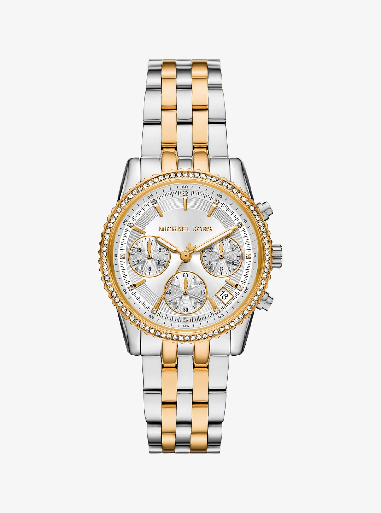 Michael Kors Horloge Bryant met siersteentjes, en mini TWEEKLEURIG Best