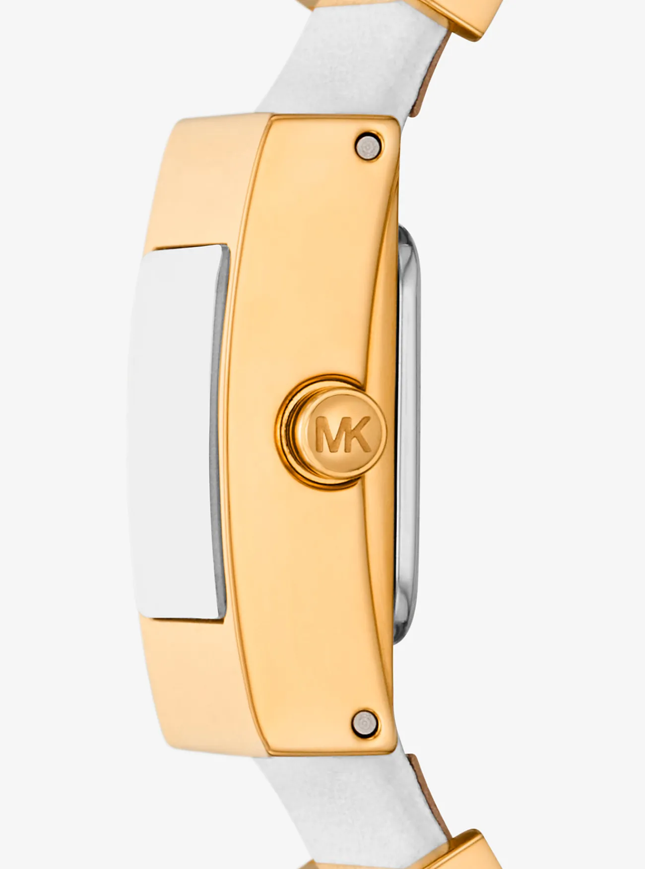 Michael Kors Horloge Darrington, goudkleurig met leer, mini OPTISCHWIT Best