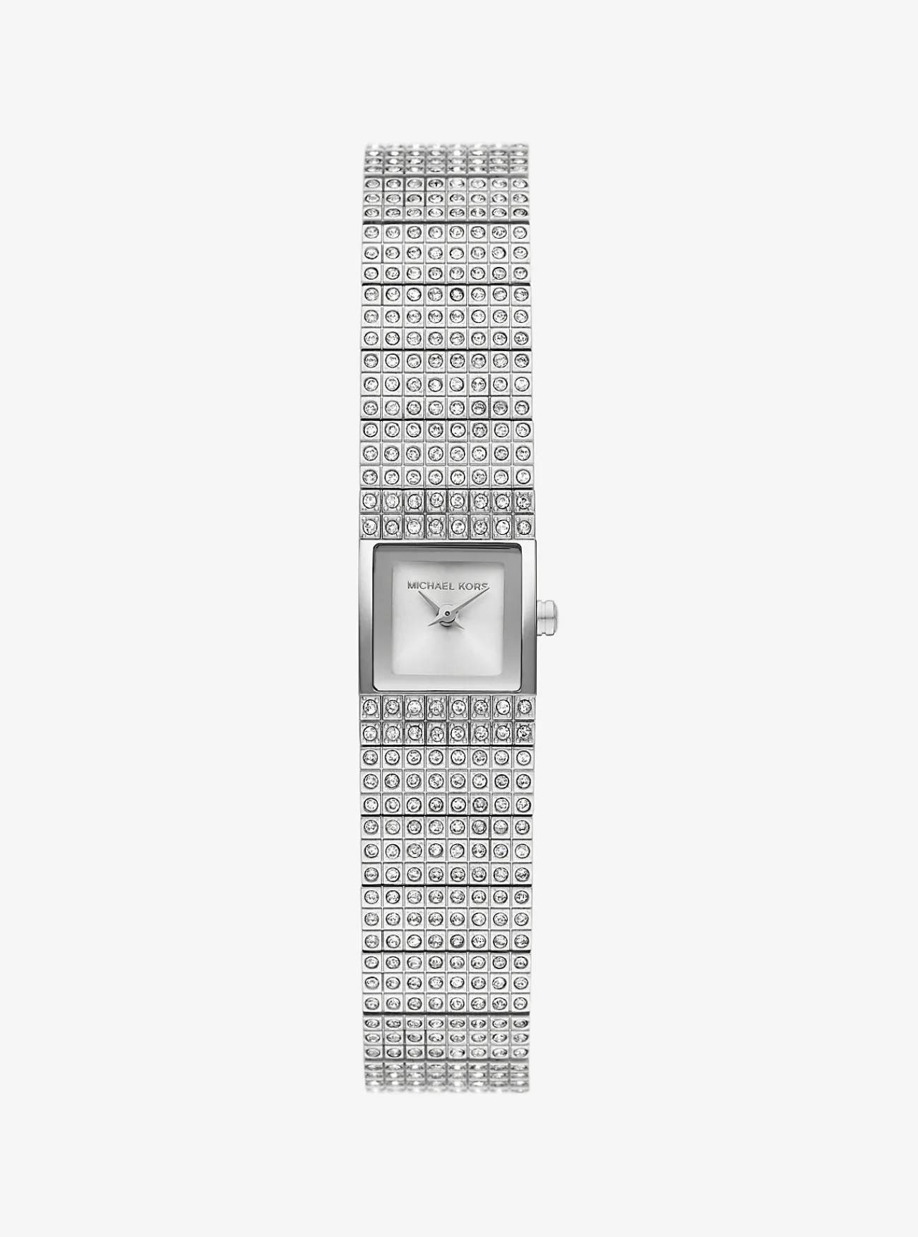 Michael Kors Horloge Darrington met siersteentjes, kleurig en mini ZILVER Fashion