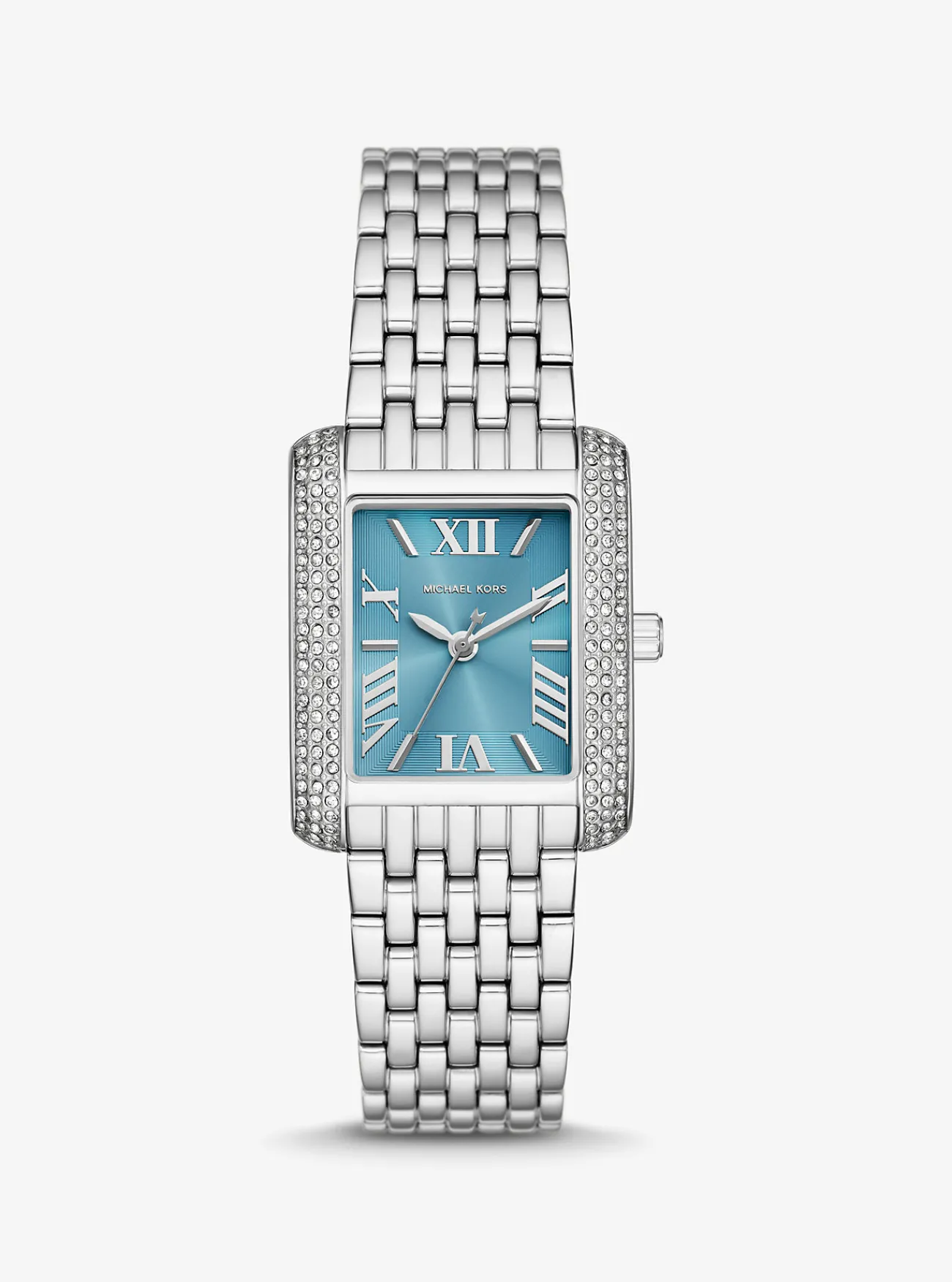 Michael Kors Horloge Emery, kleurig met siersteentjes, petite ZILVER Sale