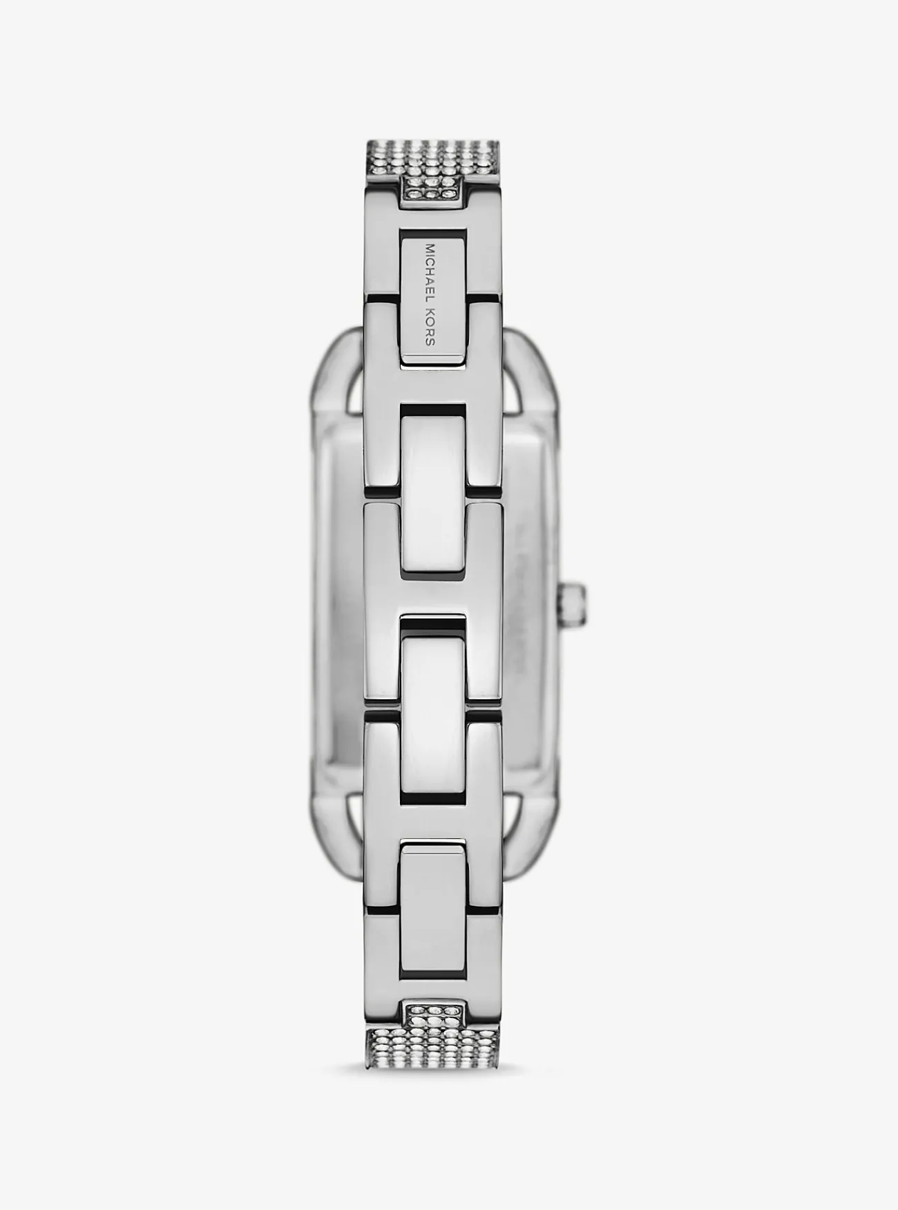 Michael Kors Horloge Empire met siersteentjes en bangle, kleurig en mini ZILVER New