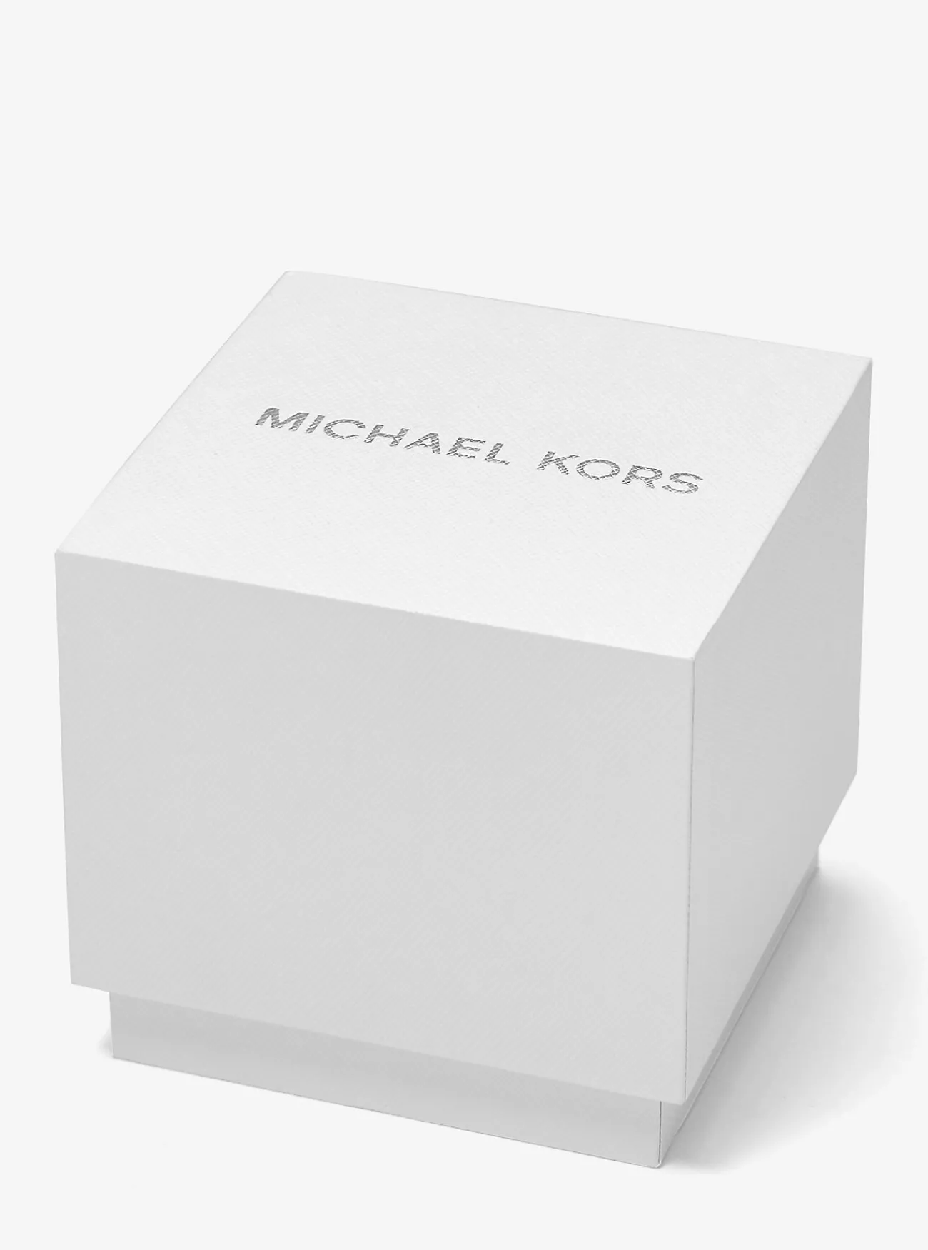 Michael Kors Horloge Empire met siersteentjes en bangle, kleurig en mini ZILVER New