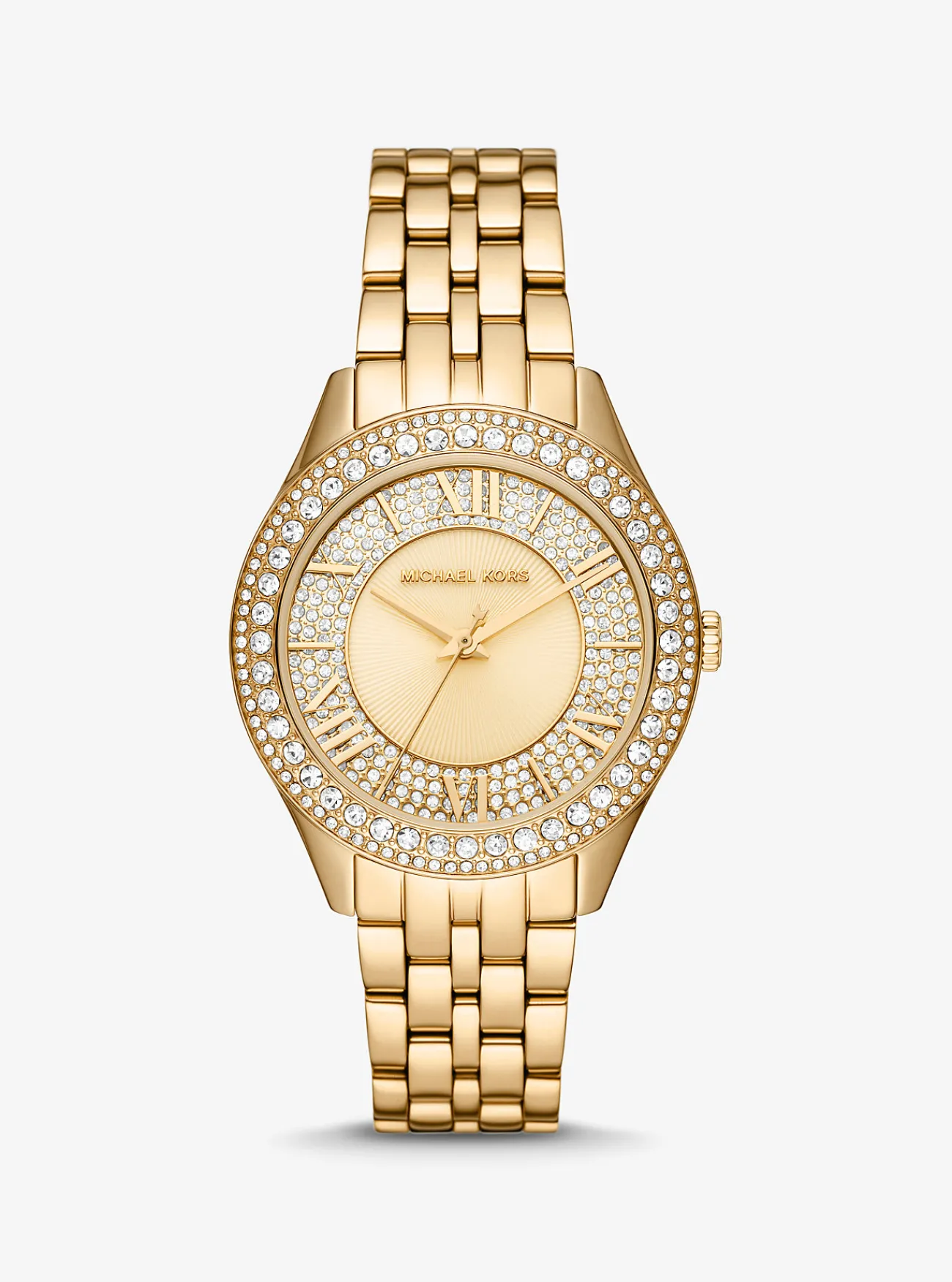 Michael Kors Horloge Harlowe, kleurig met siersteentjes GOUD Hot