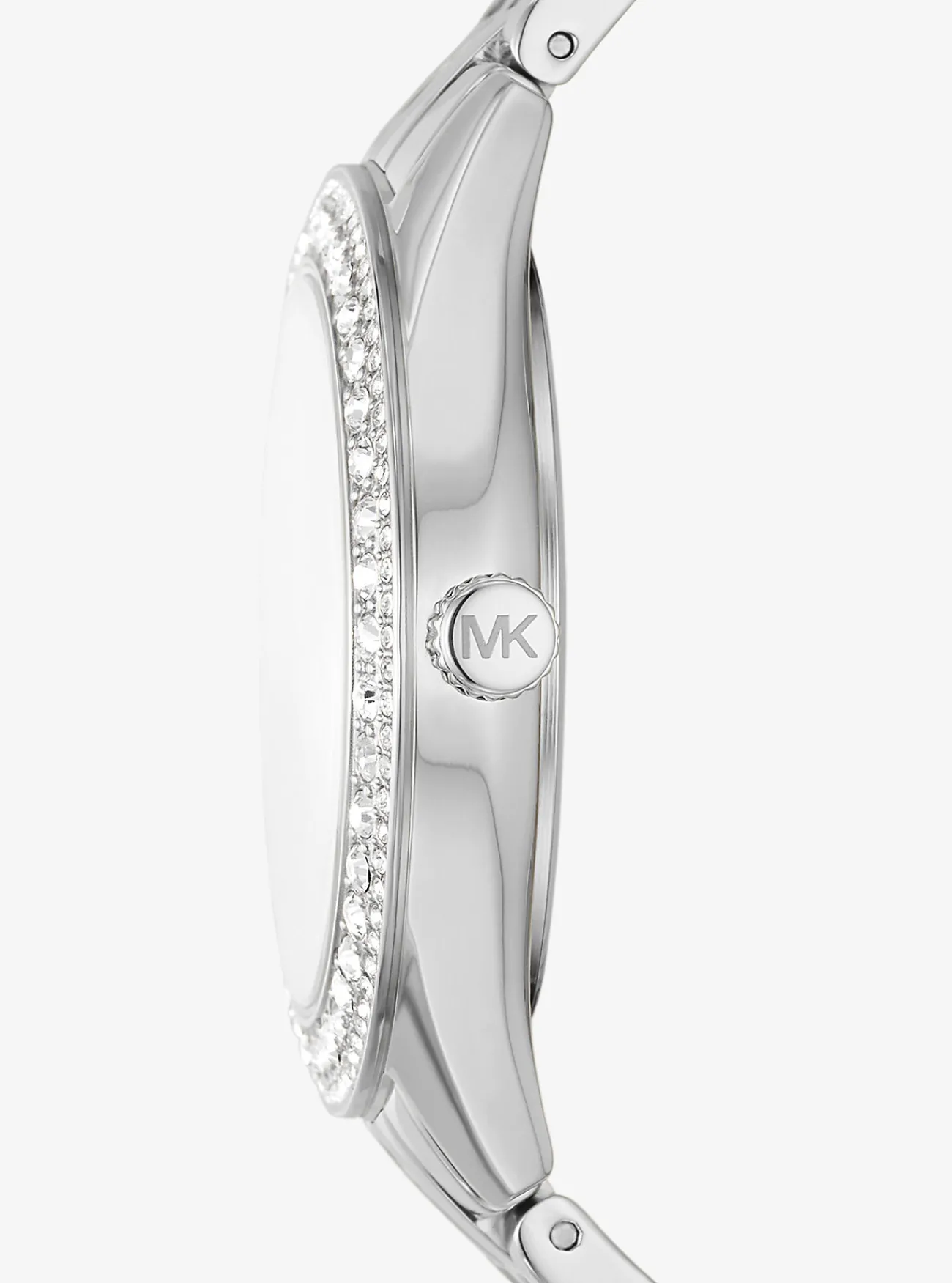 Michael Kors Horloge Harlowe, kleurig met siersteentjes ZILVER Hot
