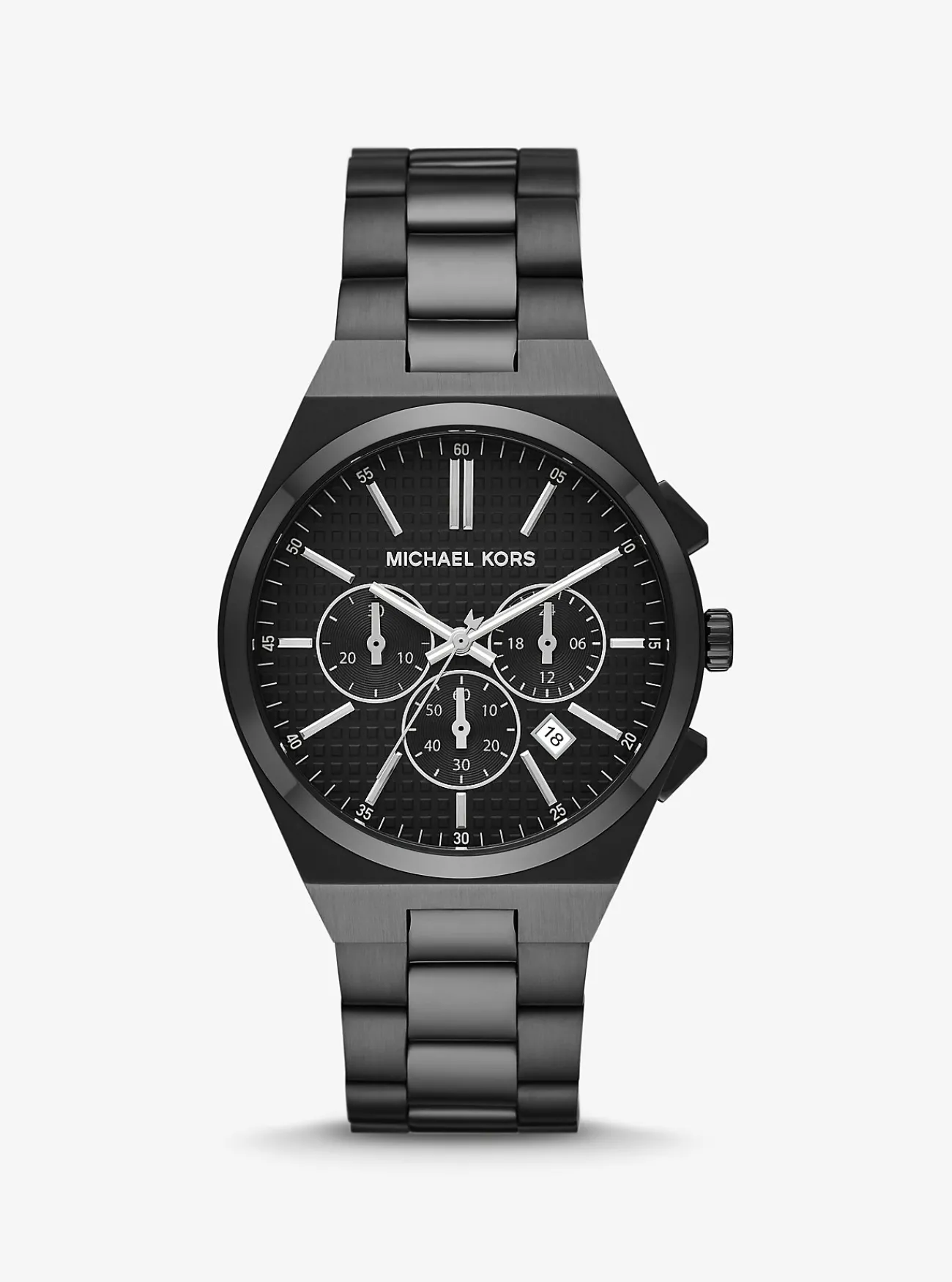 Michael Kors Horloge Lennox, oversized en getint ZWART Best