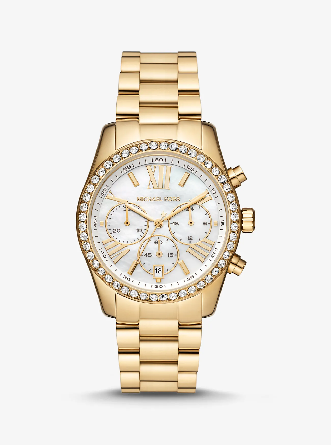 Michael Kors Horloge Lexington, kleurig met siersteentjes GOUD Fashion