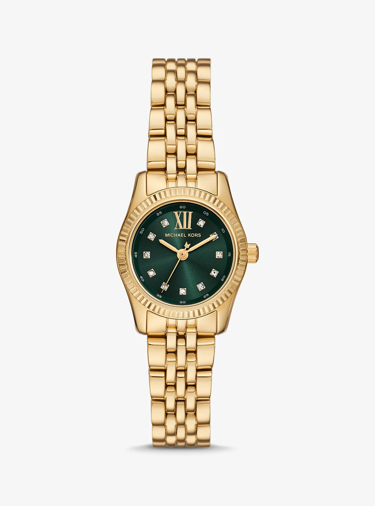 Michael Kors Horloge Lexington, kleurig met siersteentjes, petite GOUD Fashion