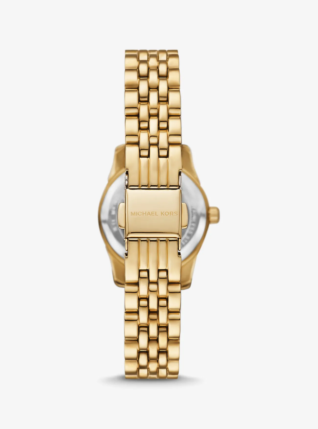 Michael Kors Horloge Lexington, kleurig met siersteentjes, petite GOUD Fashion