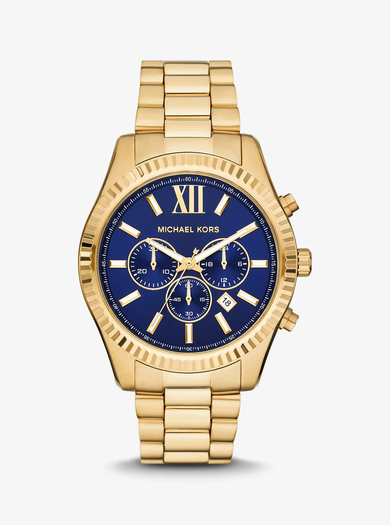 Michael Kors Horloge Lexington, oversized en kleurig GOUD Fashion