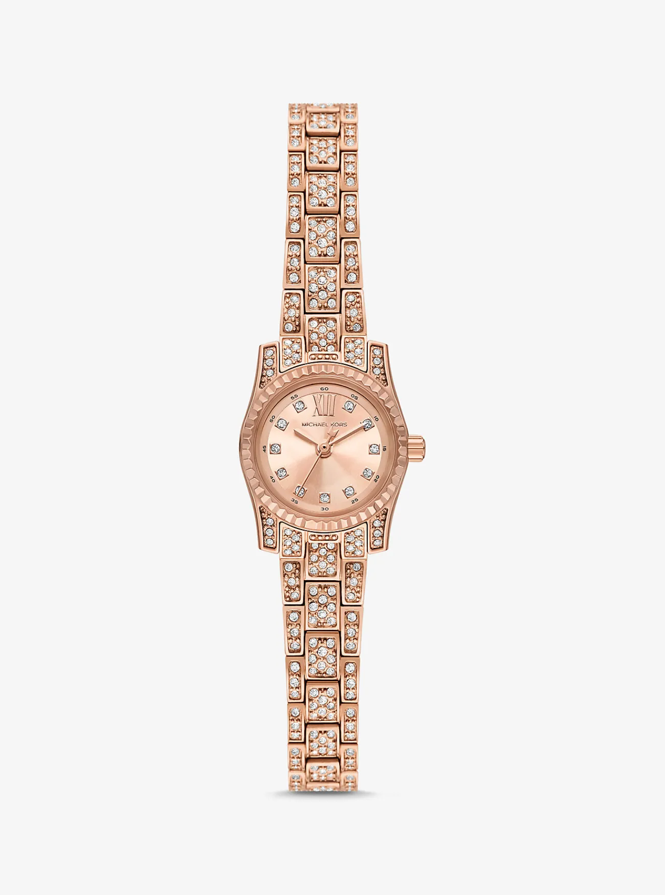 Michael Kors Horloge Lexington, kleurig met siersteentjes, mini ROSÉGOUD Hot