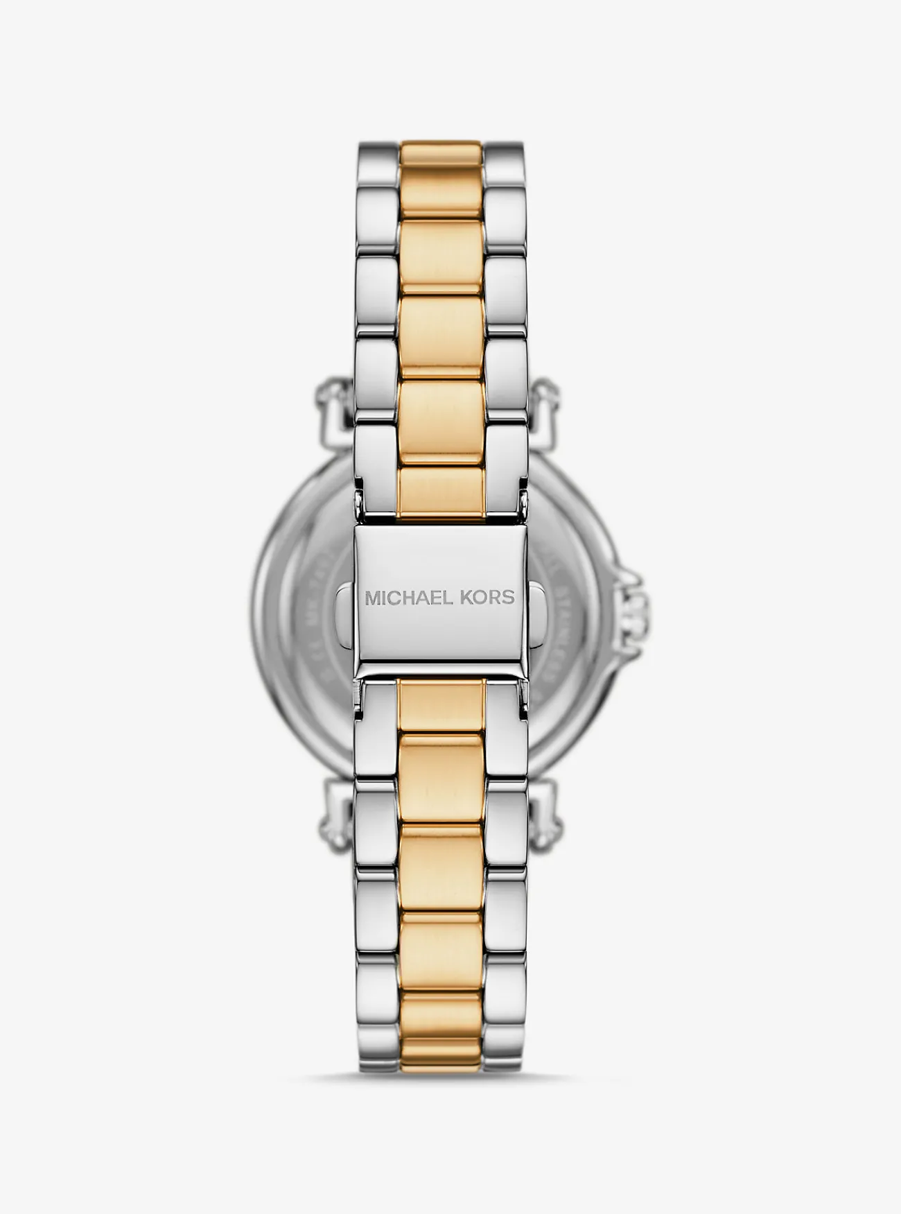 Michael Kors Horloge Maren met siersteentjes, mini en tweekleurig GOUD Clearance