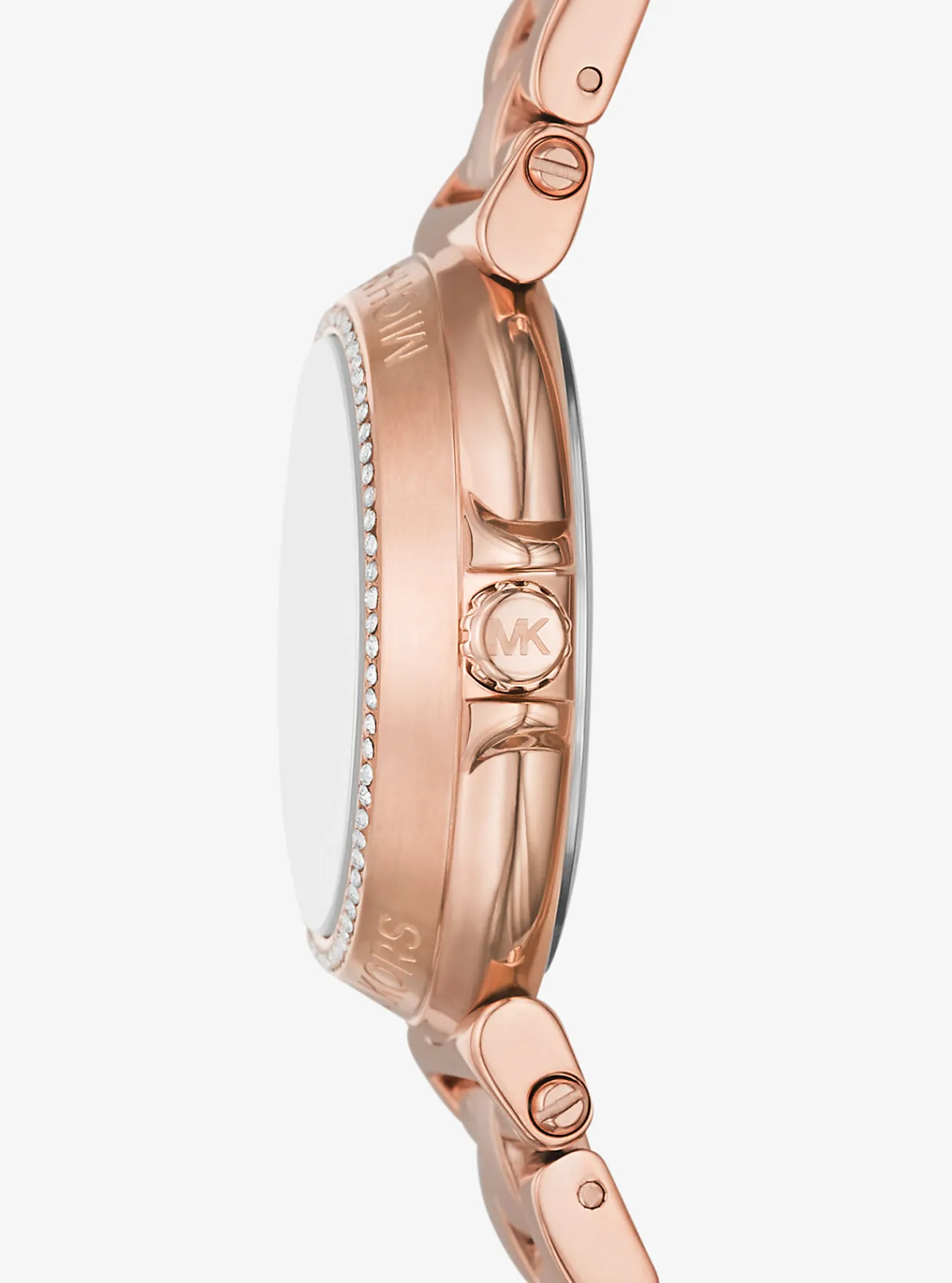 Michael Kors Horloge Maren met siersteentjes, mini en kleurig ROS&Eacute;GOUD Best