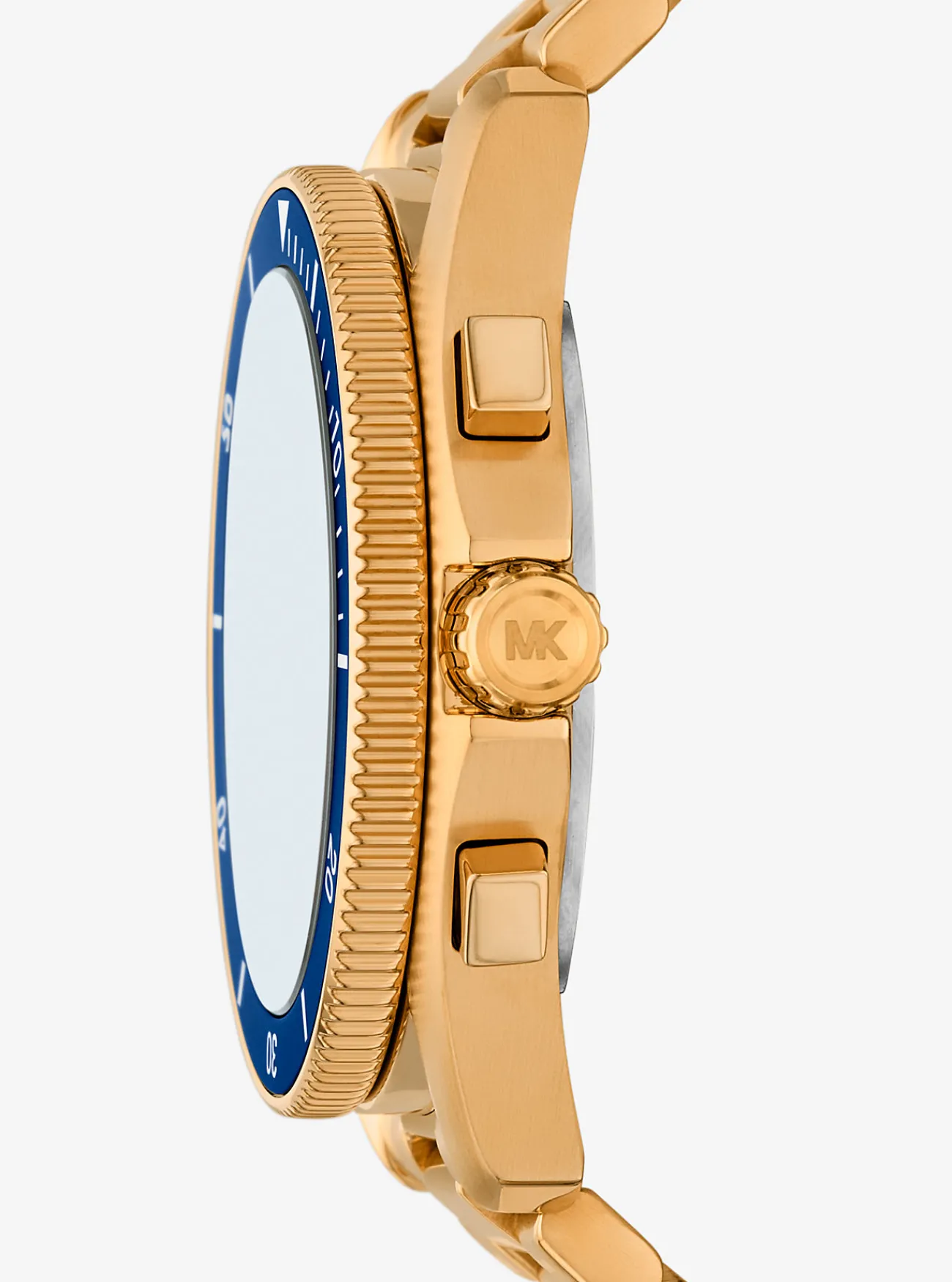 Michael Kors Horloge Maritime, oversized en kleurig GOUD Outlet