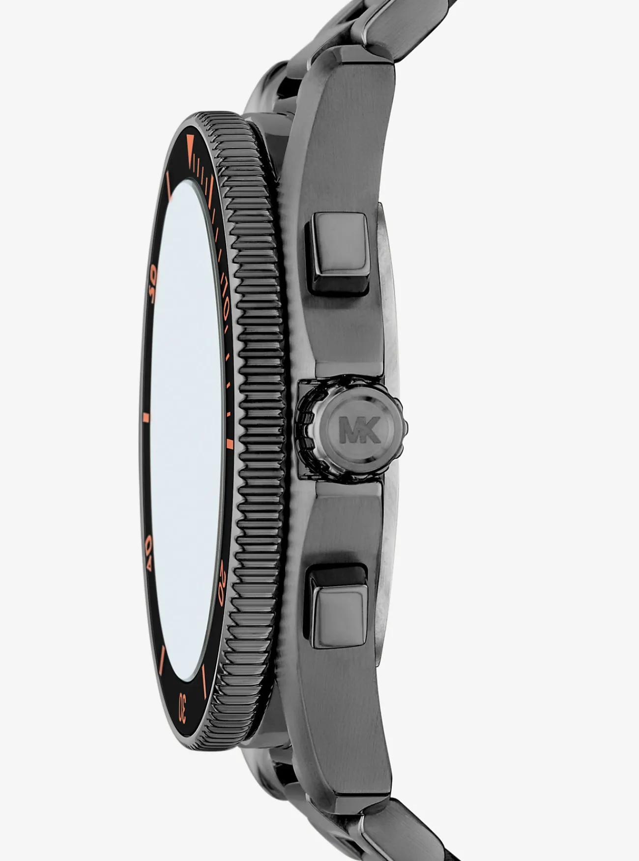 Michael Kors Horloge Maritime, oversized en STAALGRIJS New