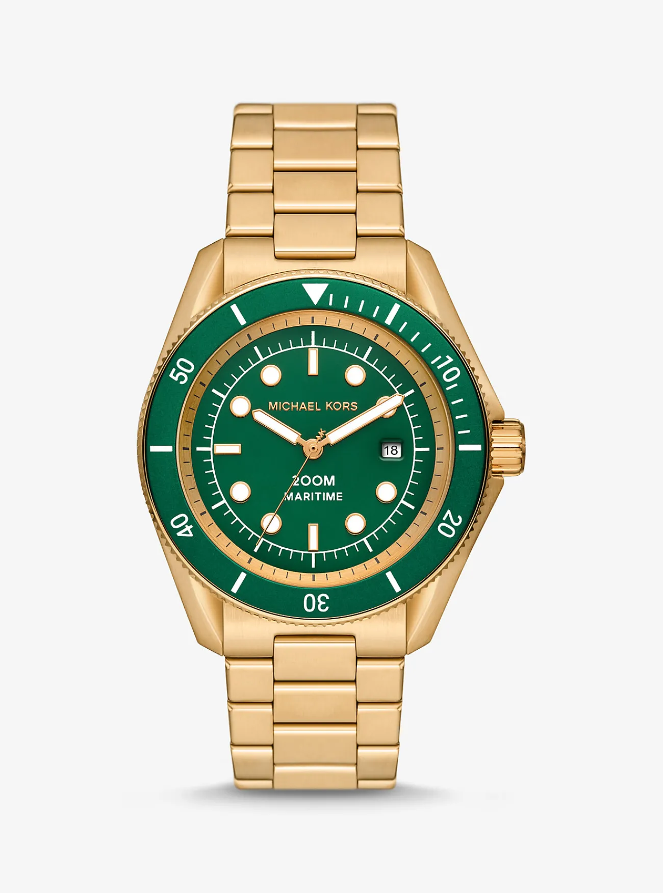 Michael Kors Horloge Maritime, oversized en kleurig GOUD Best