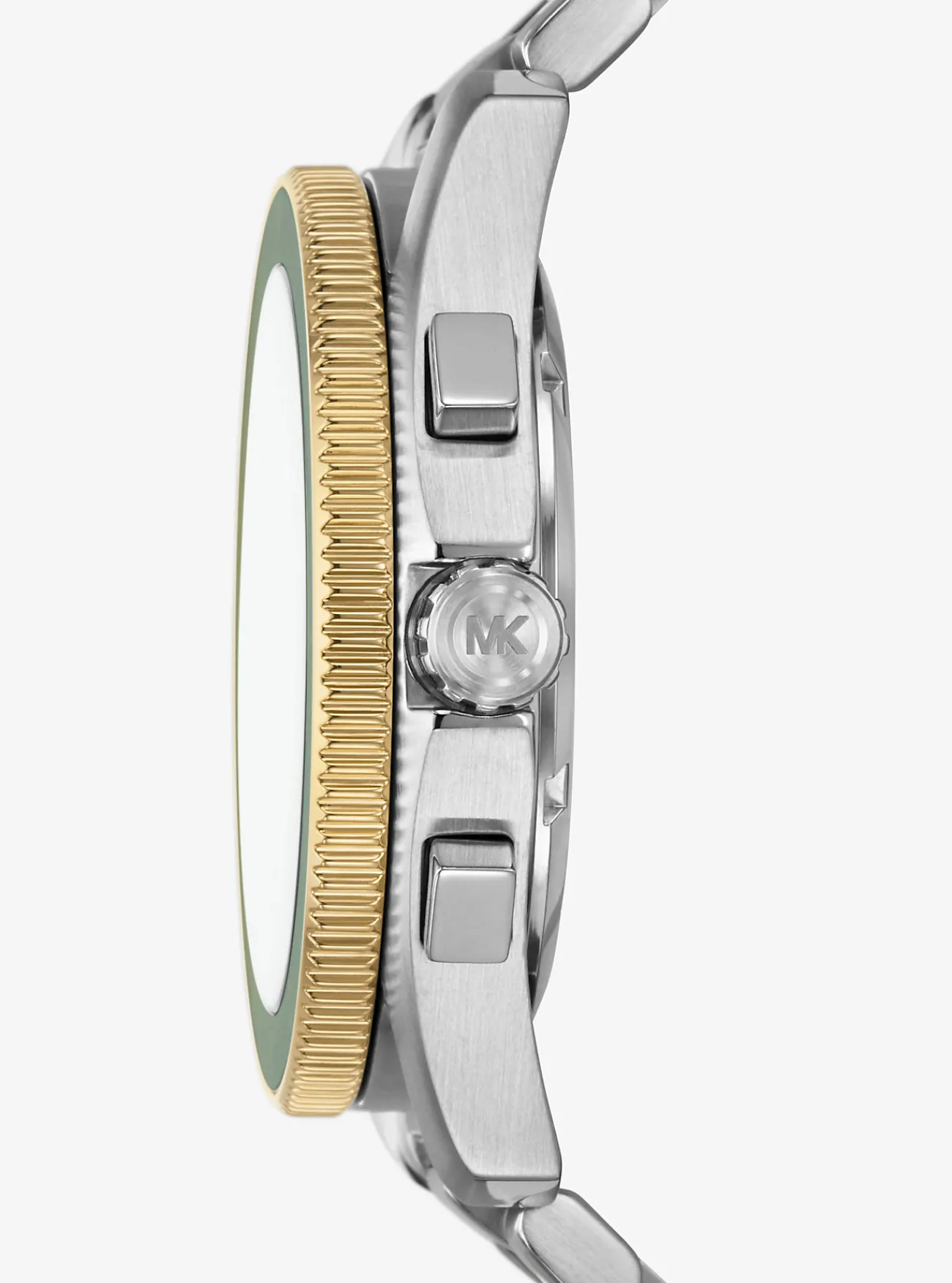 Michael Kors Horloge Maritime, oversized en tweekleurig ZILVER Best
