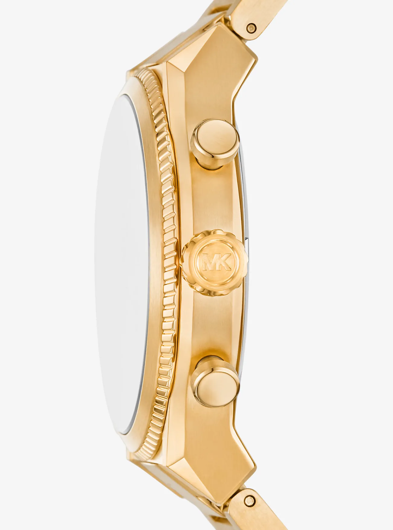 Michael Kors Horloge Panorama, oversized en kleurig GOUD Fashion