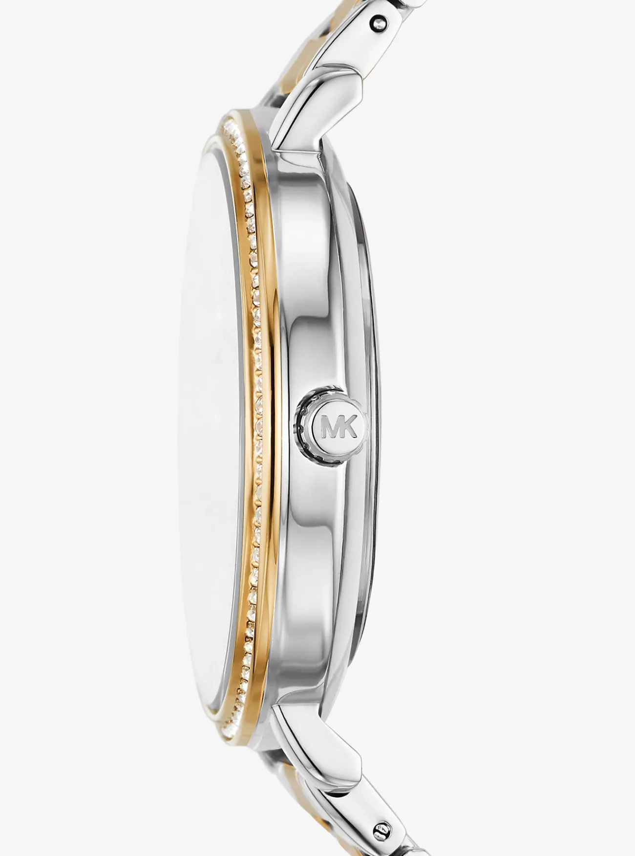 Michael Kors Horloge Pyper, met siersteentjes en logo TWEEKLEURIG Sale