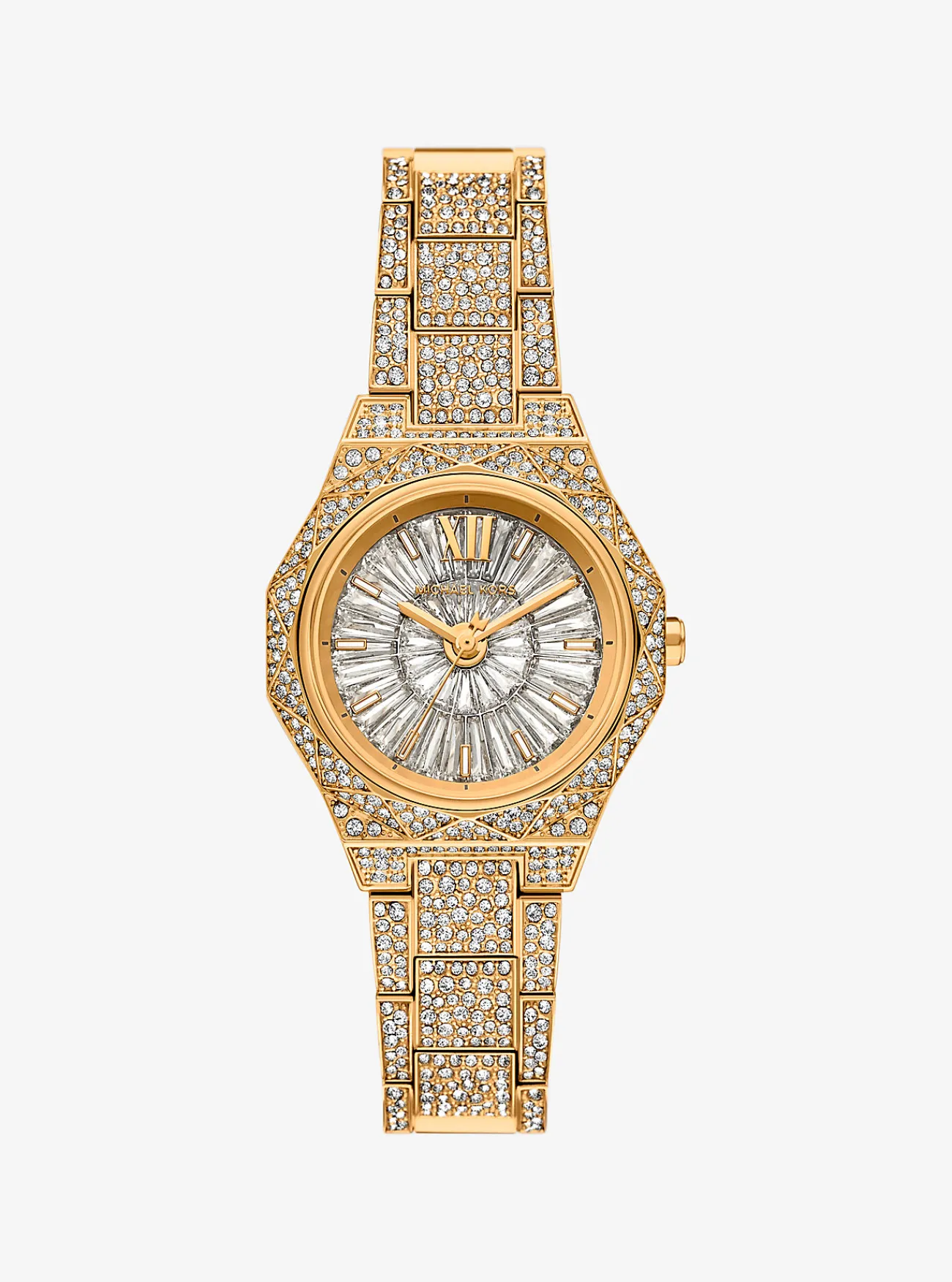Michael Kors Horloge Raquel met siersteentjes, kleurig en mini GOUD New