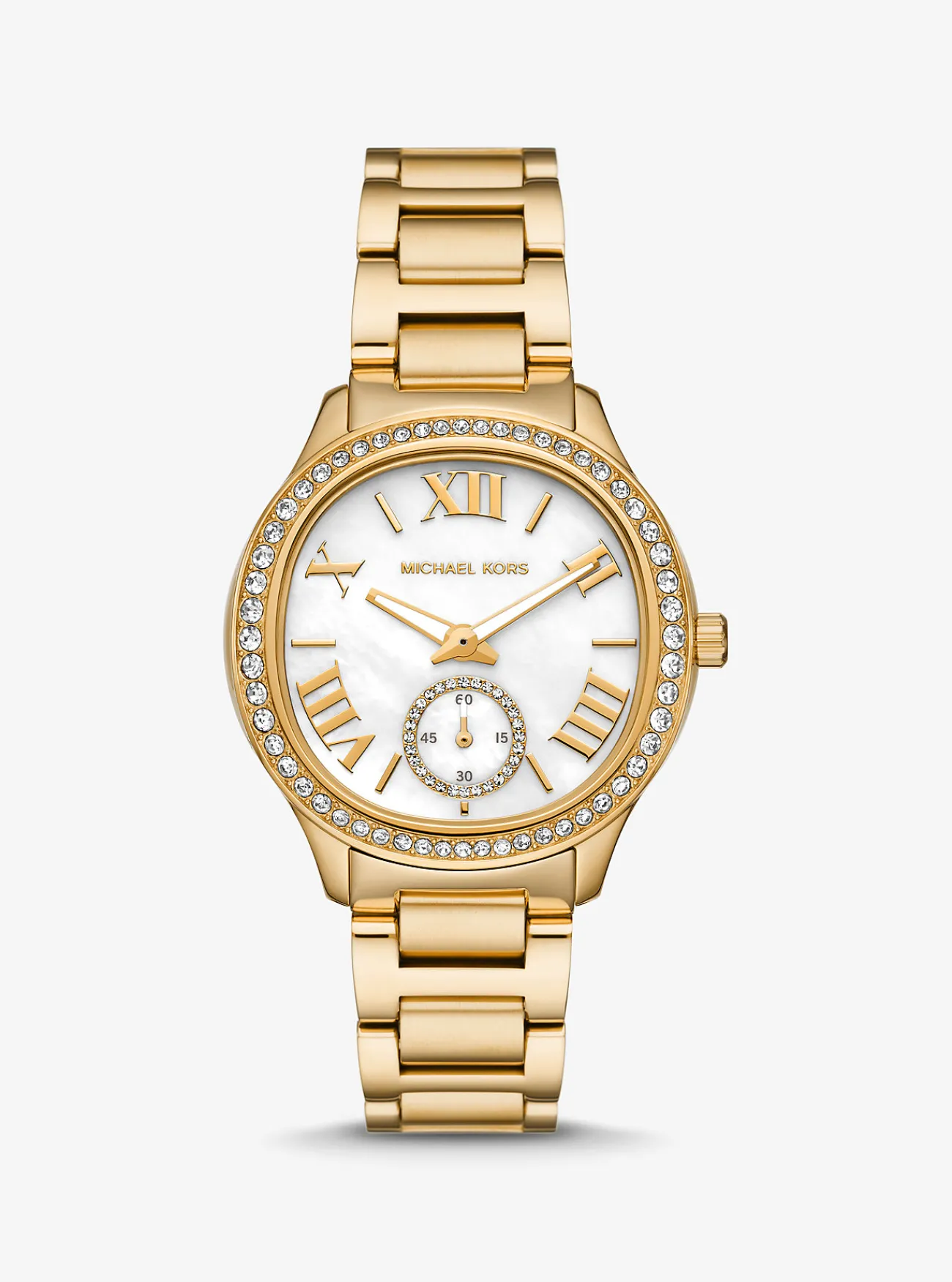 Michael Kors Horloge Sage, kleurig met steentjes GOUD Fashion