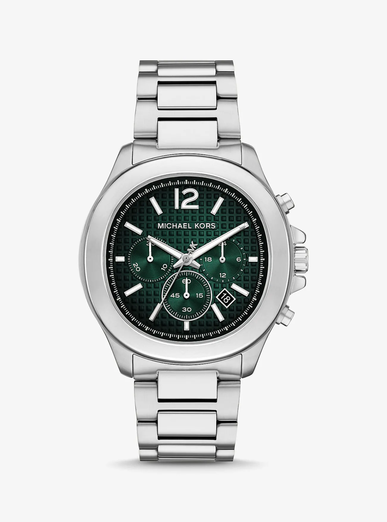 Michael Kors Horloge Sage, oversized en kleurig ZILVER Clearance