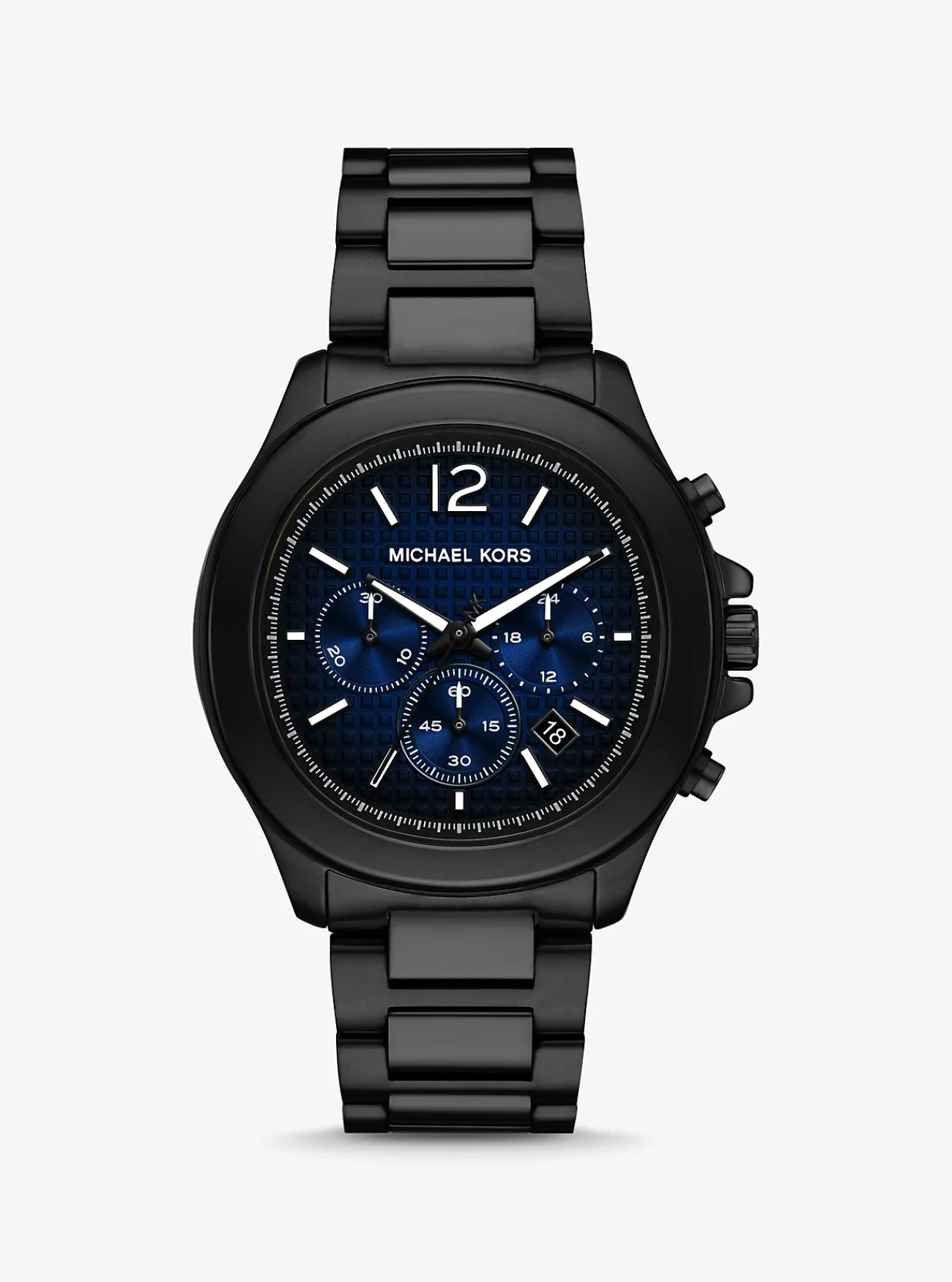 Michael Kors Horloge Sage, oversized en ZWART New