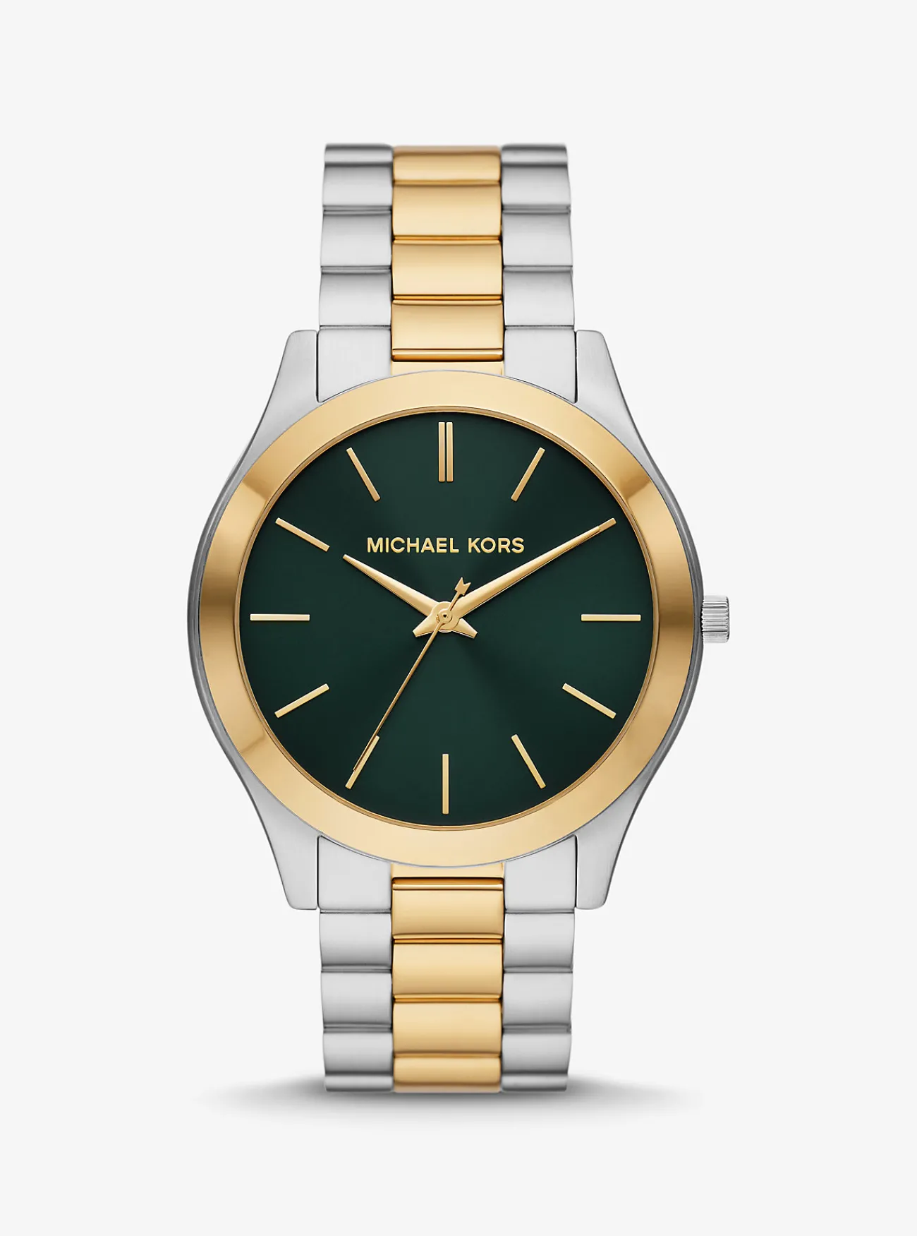Michael Kors Horloge Slim Runway, oversized en TWEEKLEURIG Fashion