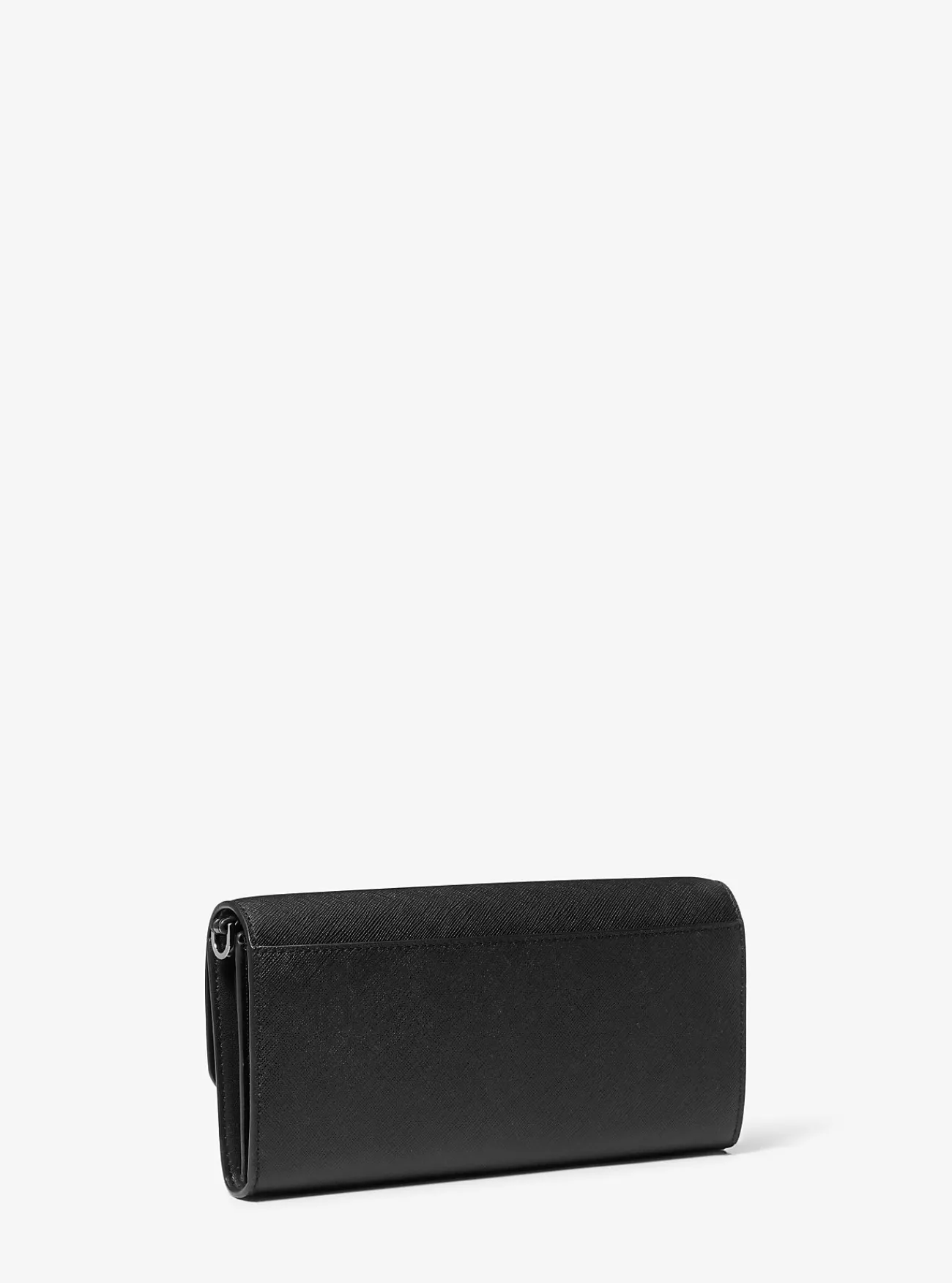 Michael Kors 2-in-1 Crossbodytas Jet Set van saffianoleer, aanpasbaar en groot ZWART Online