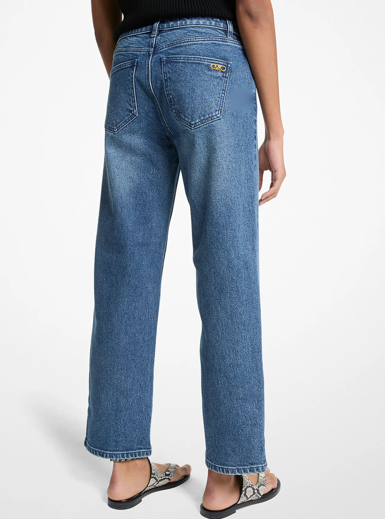 Michael Kors Jeans met stretch en rechte pijpen DUSKBLUEWASH Fashion