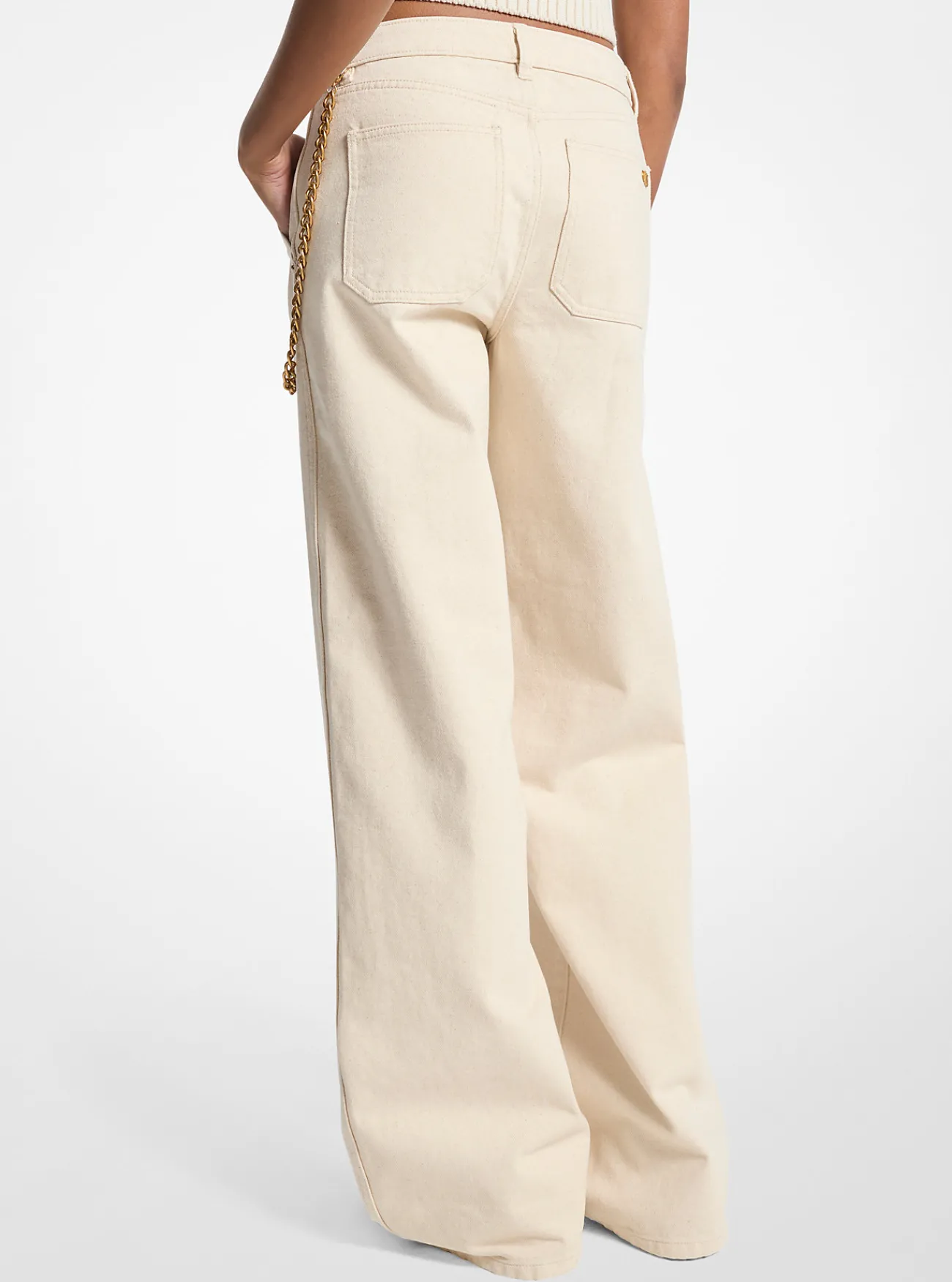 Michael Kors Jeans met wijde pijpen en relaxte pasvorm [3467] Hot