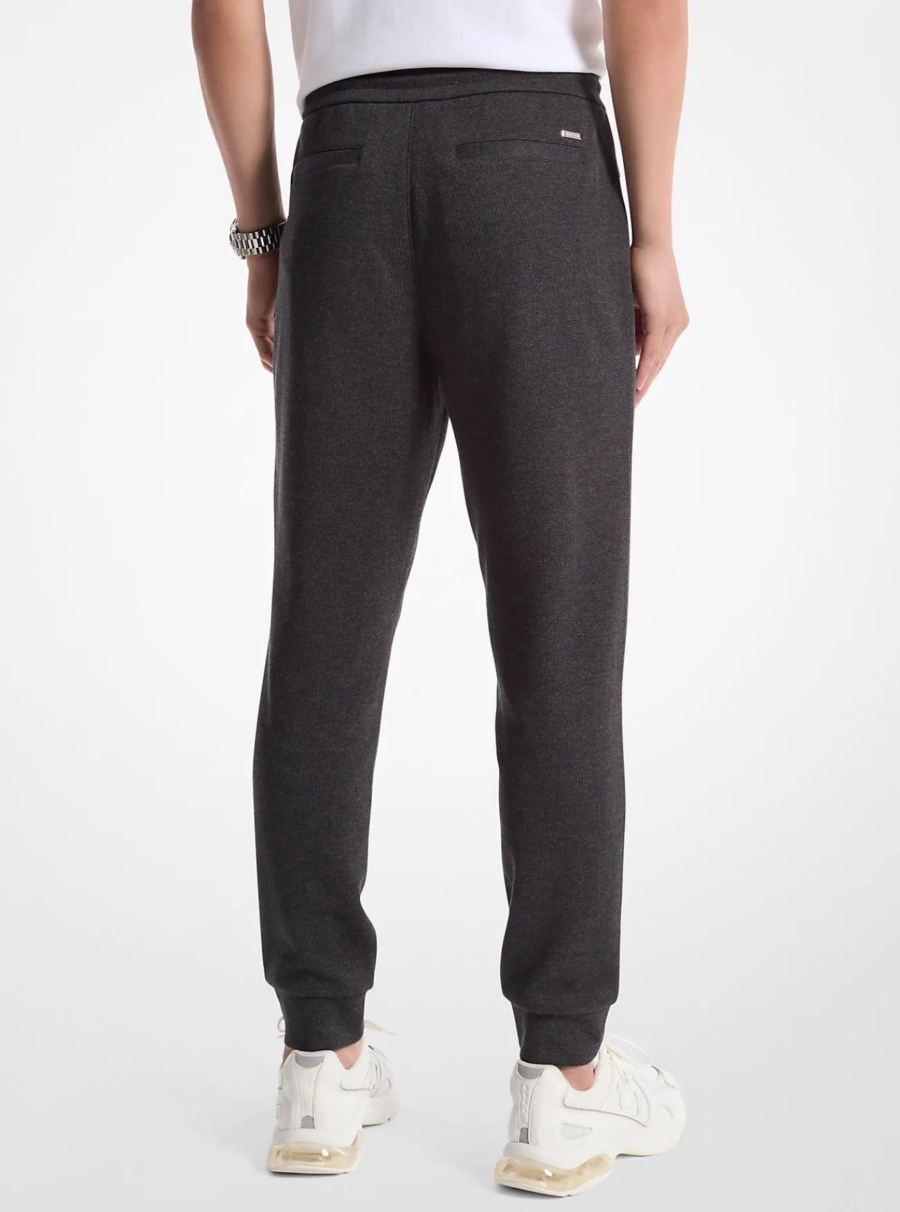 Michael Kors Joggingbroek van katoenmix met trekkoord HOUTSKOOL Sale