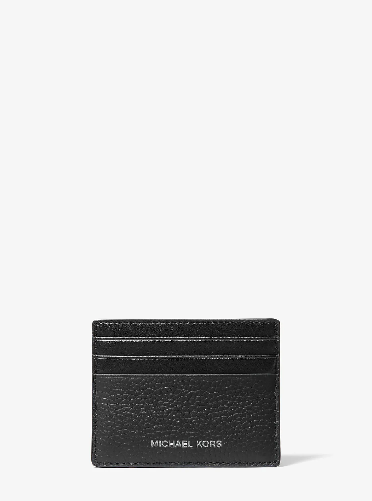 Michael Kors Kaarthouder Hudson met reli&euml;flogo ZWART Online
