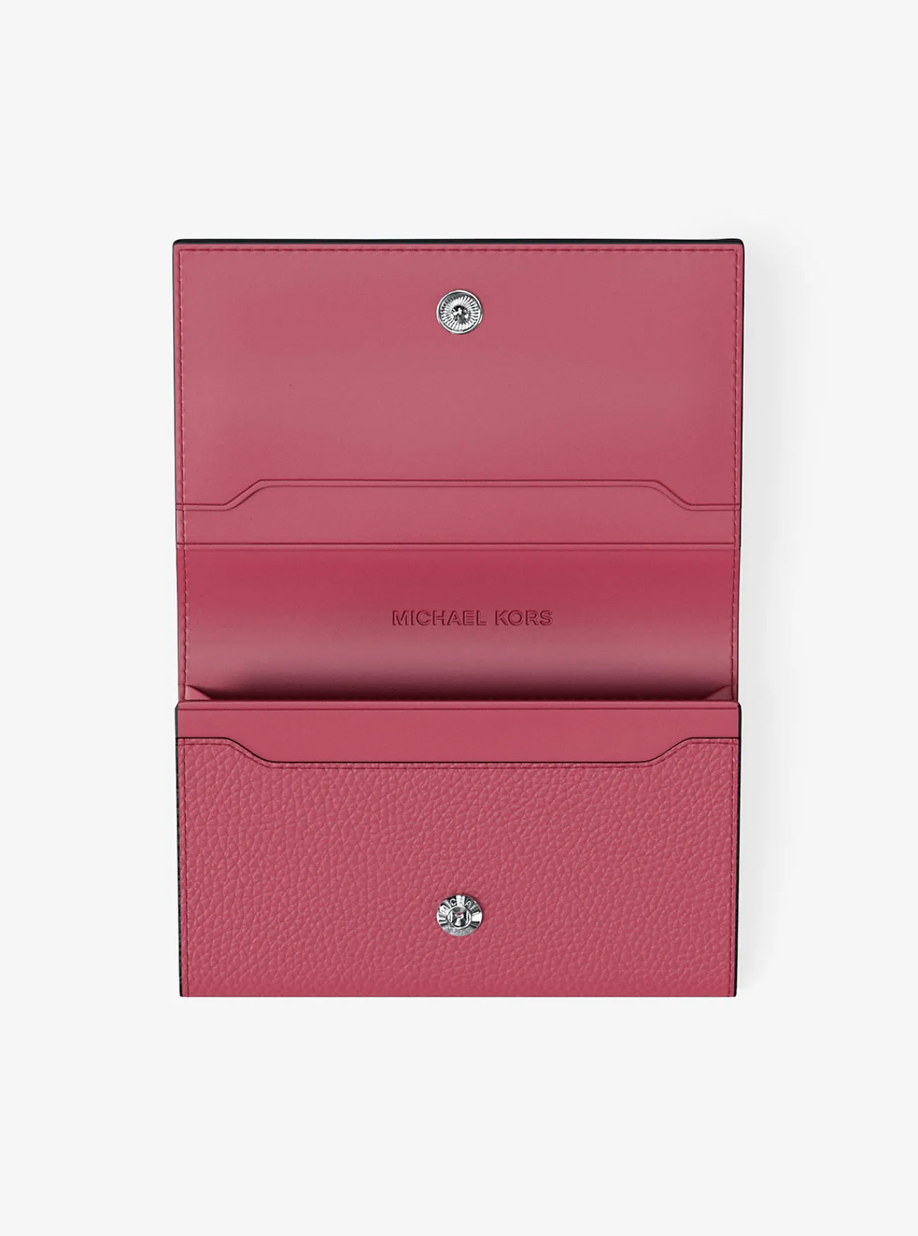 Michael Kors Kaarthouder Hudson van getrommeld leer MOERBEI Outlet