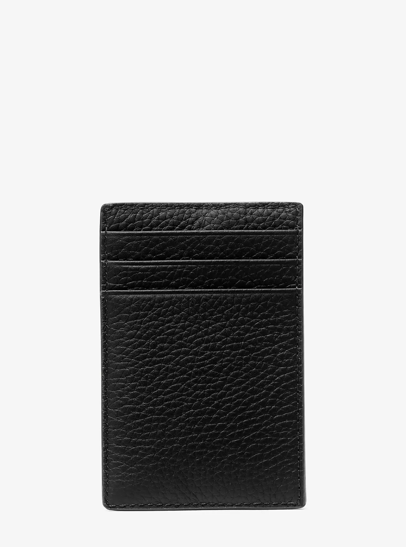 Michael Kors Kaarthouder Hudson van getrommeld leer ZWART Online