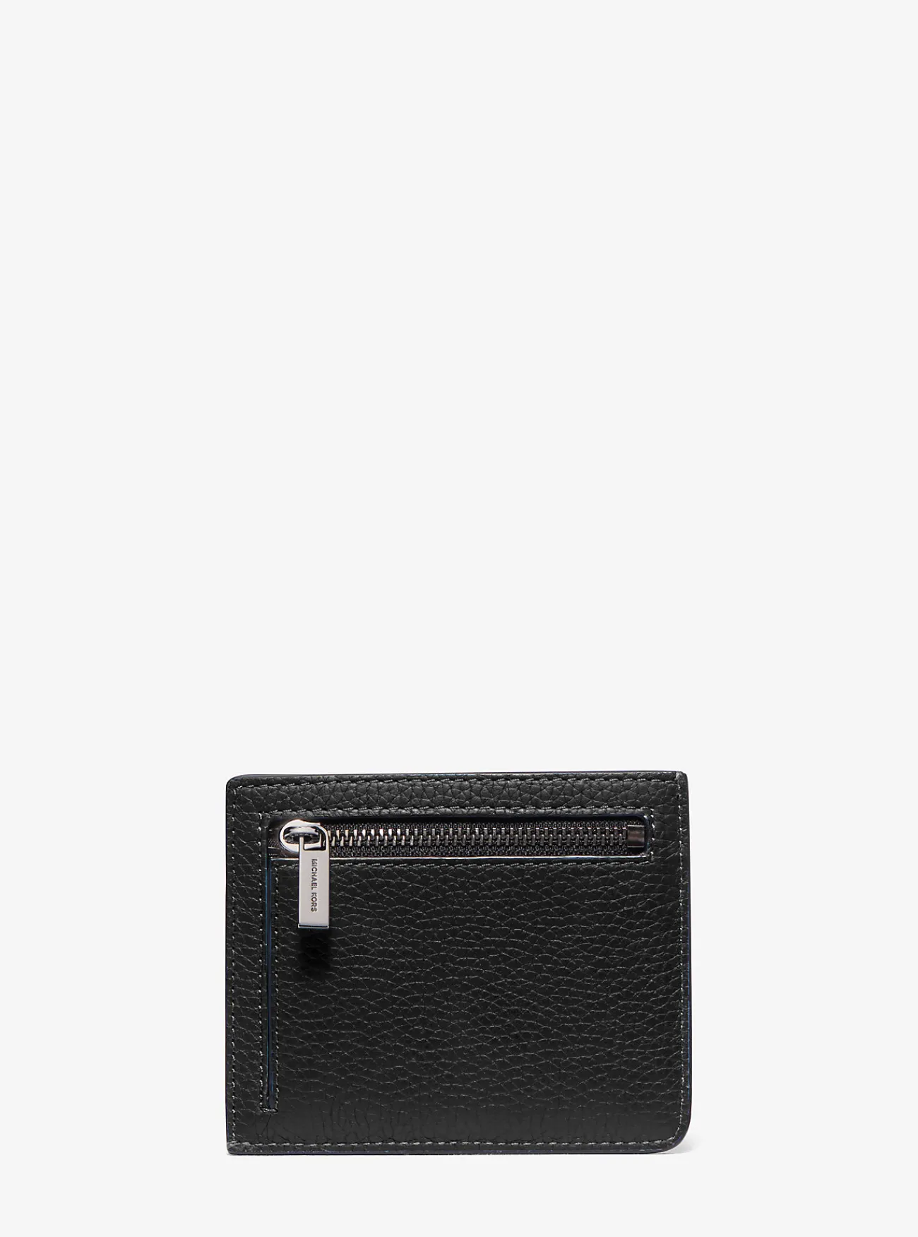 Michael Kors Kaarthouder Hudson van getrommeld leer ZWART Hot