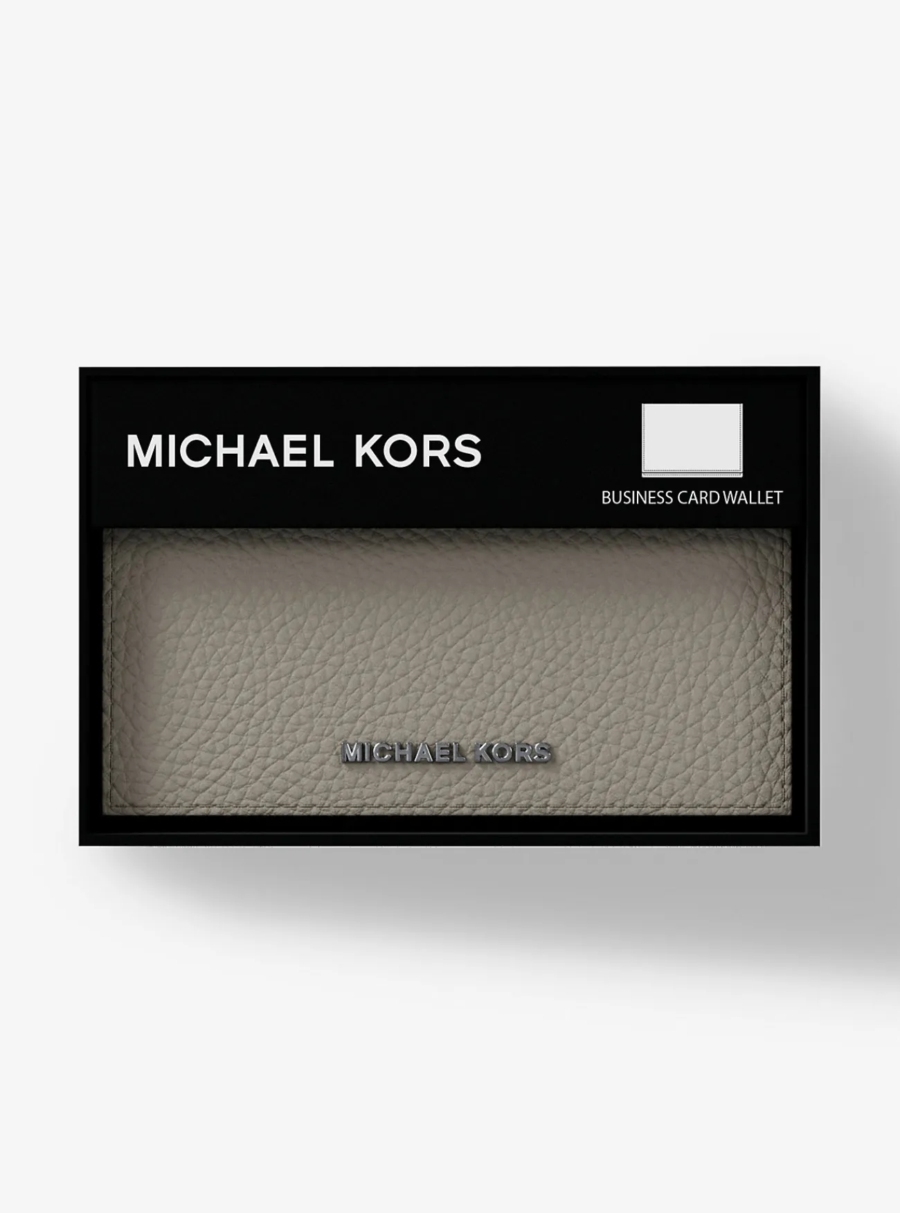 Michael Kors Kaarthouder Hudson van getrommeld leer BERK Sale