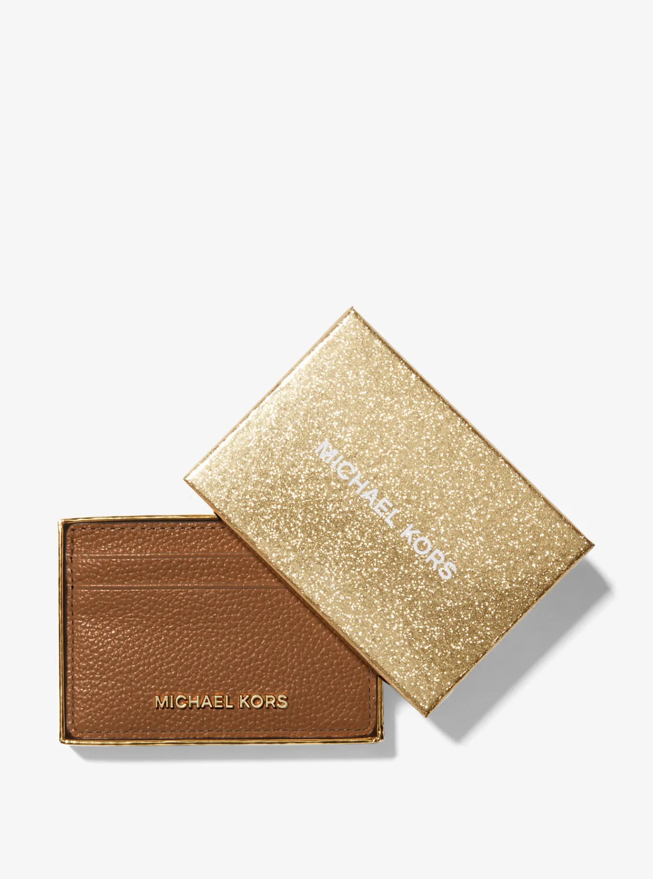 Michael Kors Kaarthouder van getrommeld leer LUGGAGE Clearance