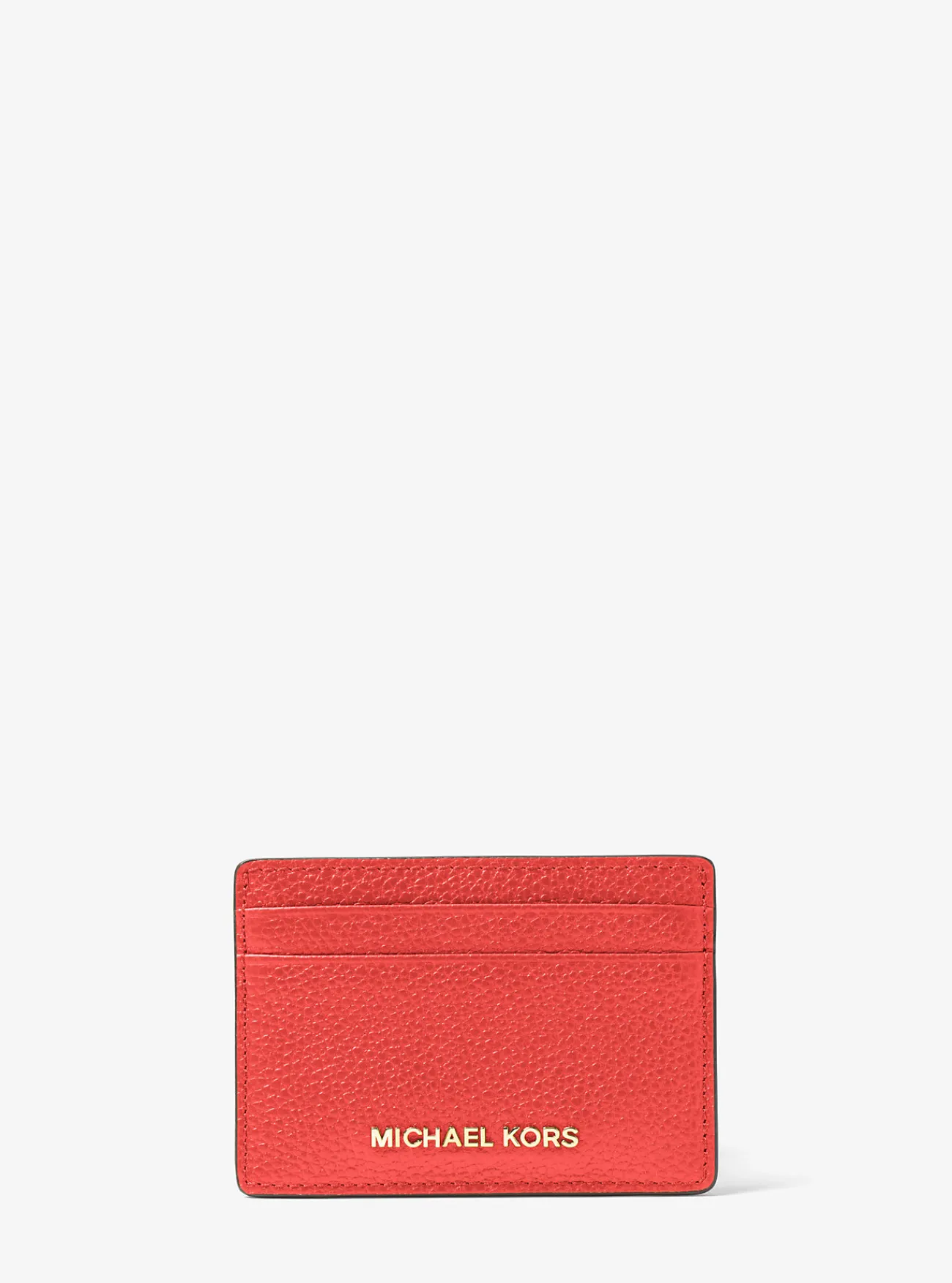 Michael Kors Kaarthouder van getrommeld leer GEBRANDSIENNA Online