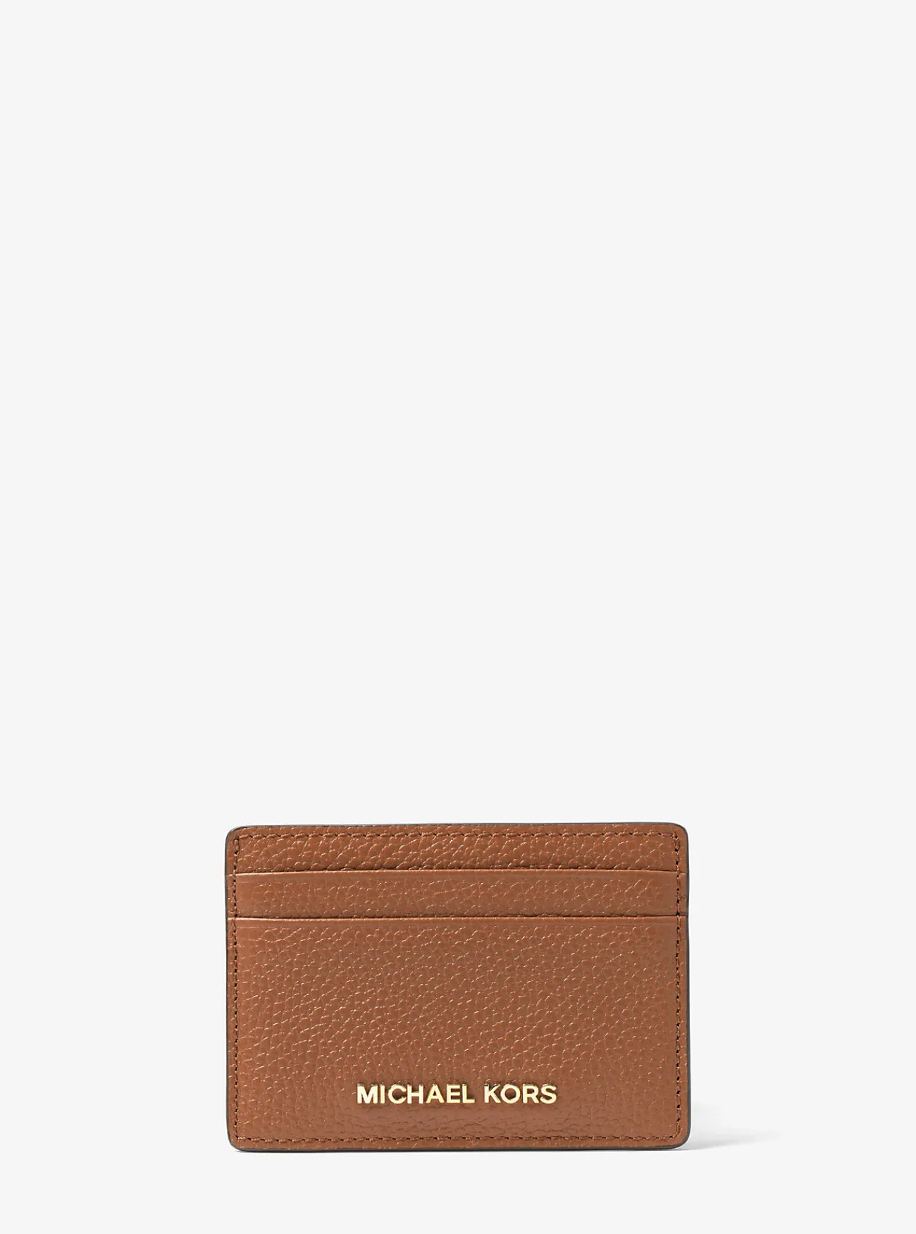 Michael Kors Kaarthouder van getrommeld leer LUGGAGE New