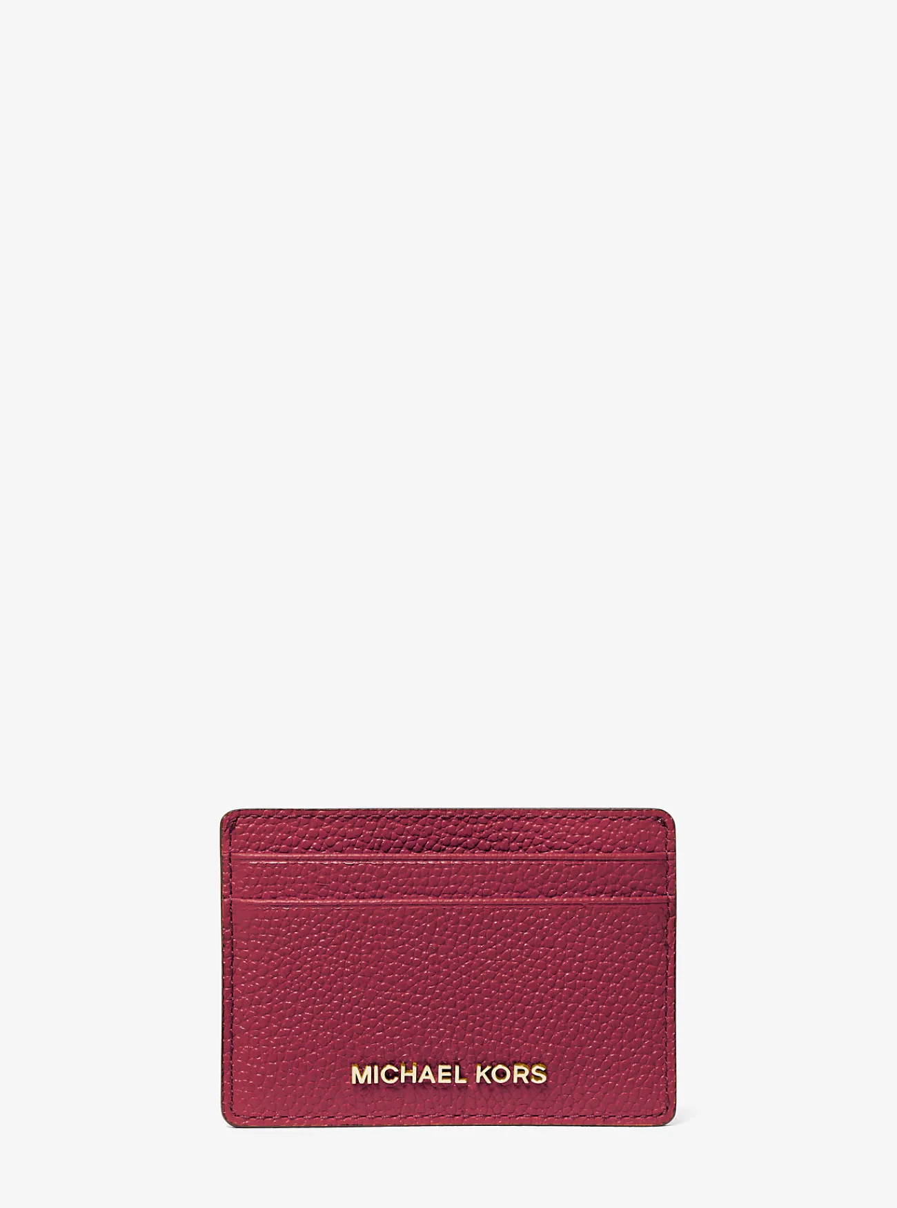 Michael Kors Kaarthouder van getrommeld leer New