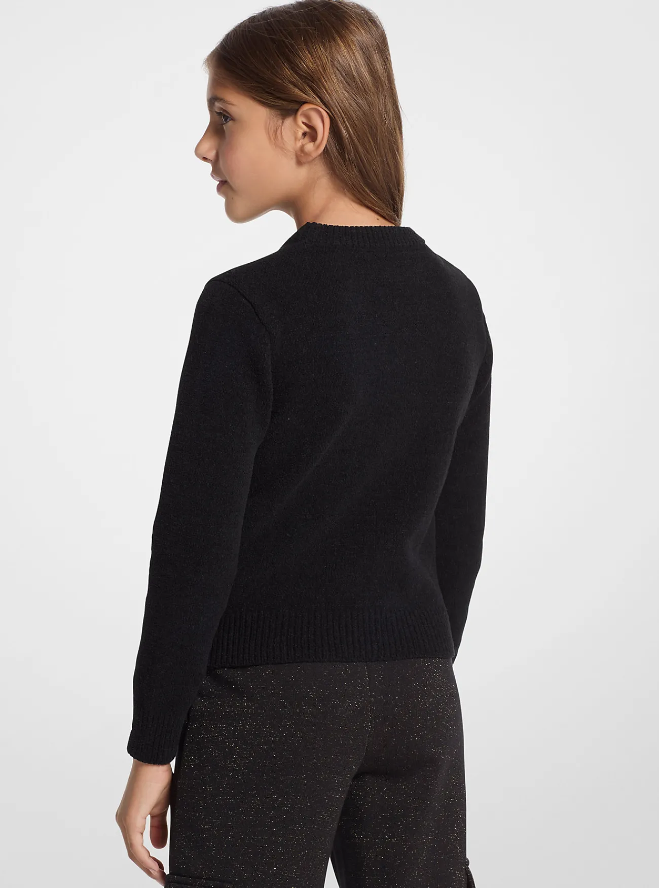 Michael Kors KORS sweater met lovertjes ZWART Clearance