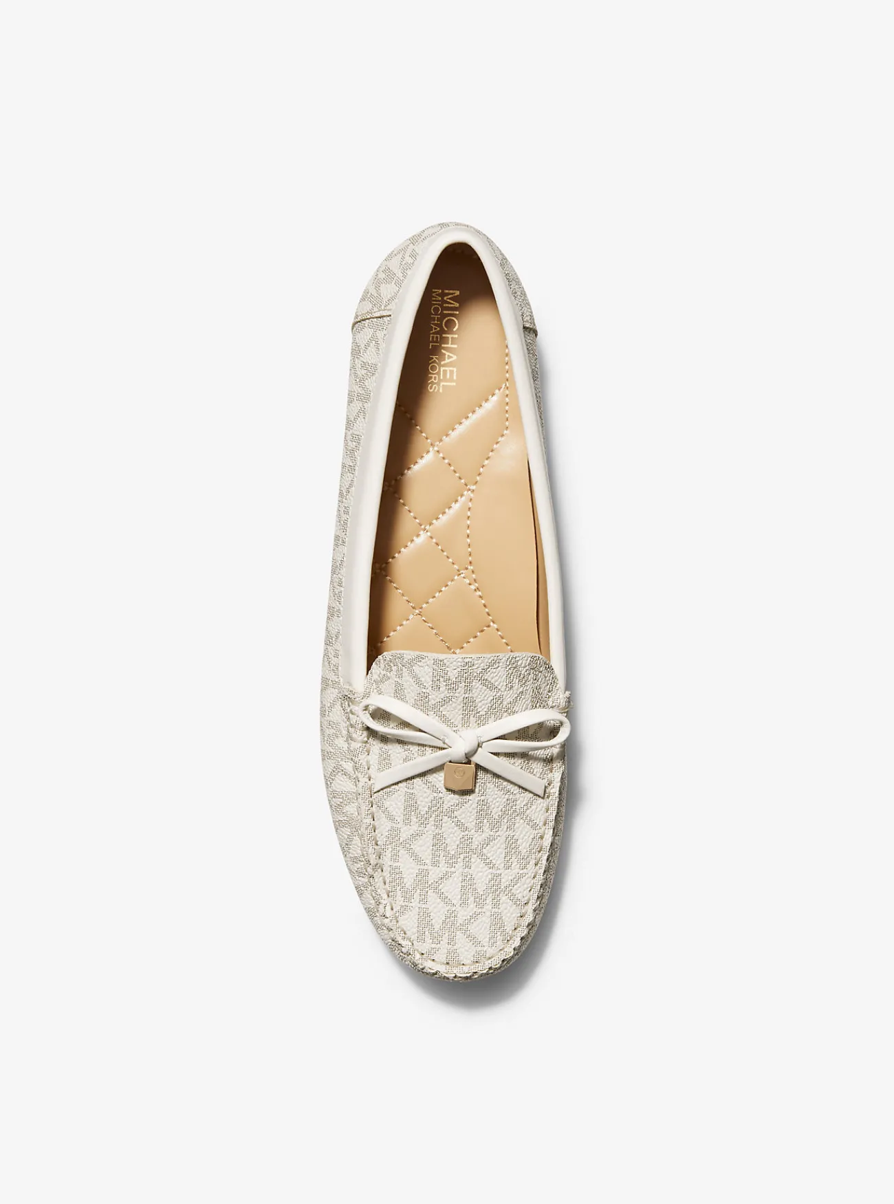 Michael Kors Loafer Juliette met logo VANILLE Clearance
