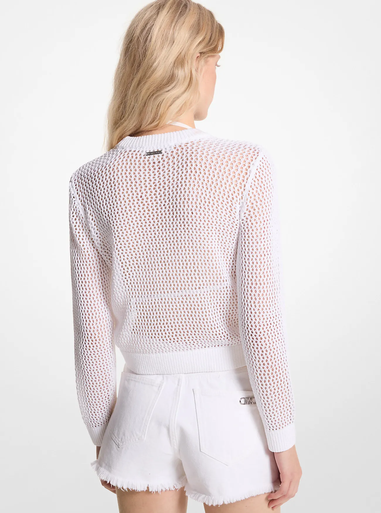 Michael Kors Mesh trui WIT Hot