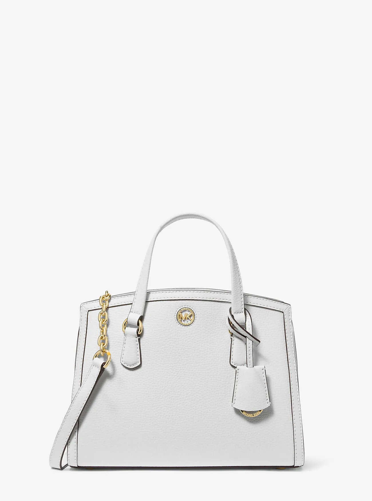 Michael Kors Messengertas Chantal van getrommeld leer, klein OPTISCHWIT Fashion