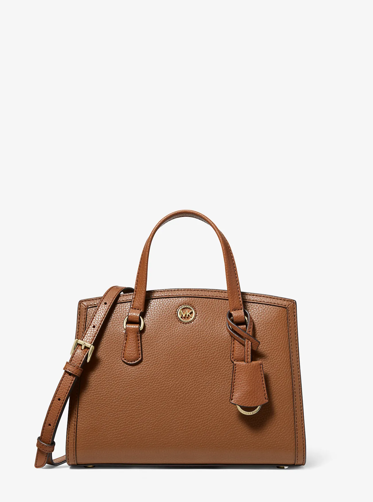 Michael Kors Messengertas Chantal van getrommeld leer, klein LUGGAGE Outlet