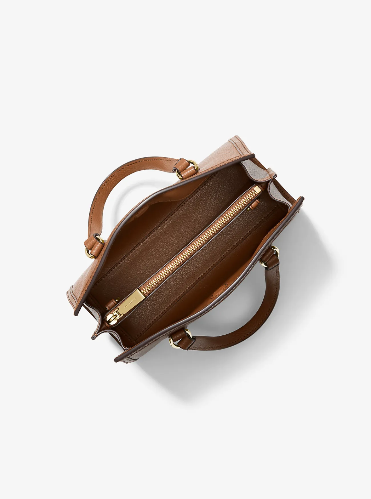 Michael Kors Messengertas Chantal van getrommeld leer, klein LUGGAGE Outlet