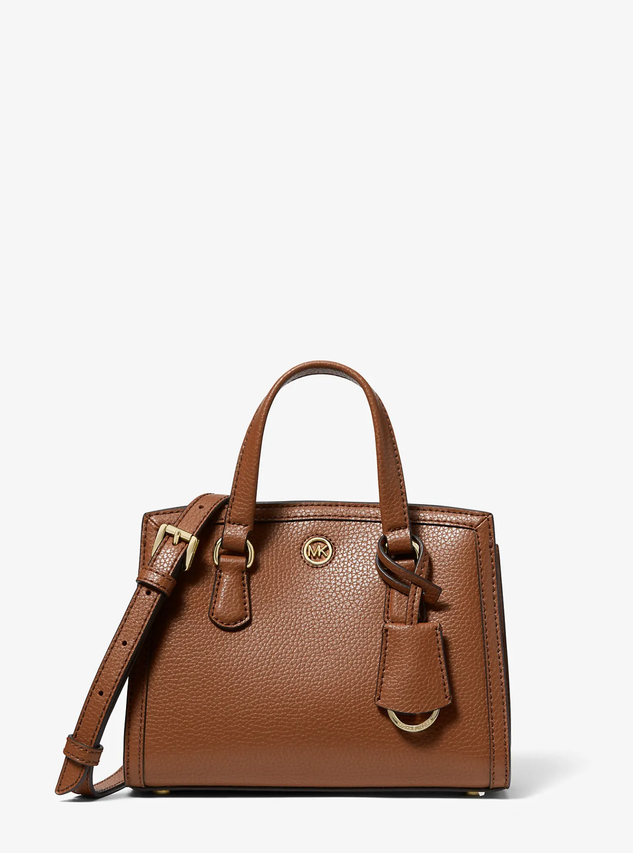 Michael Kors Messengertas Chantal van getrommeld leer, extra klein LUGGAGE Outlet
