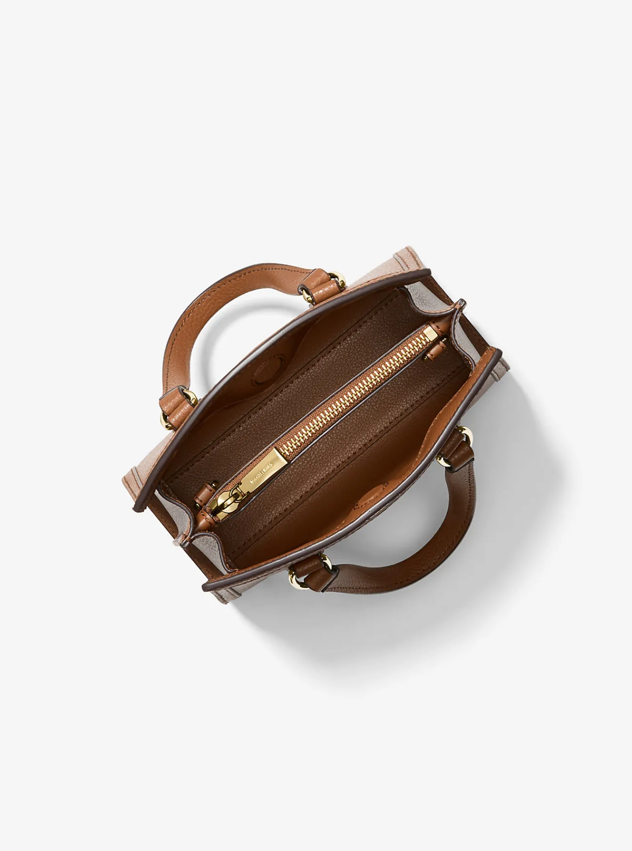 Michael Kors Messengertas Chantal van getrommeld leer, extra klein LUGGAGE Outlet