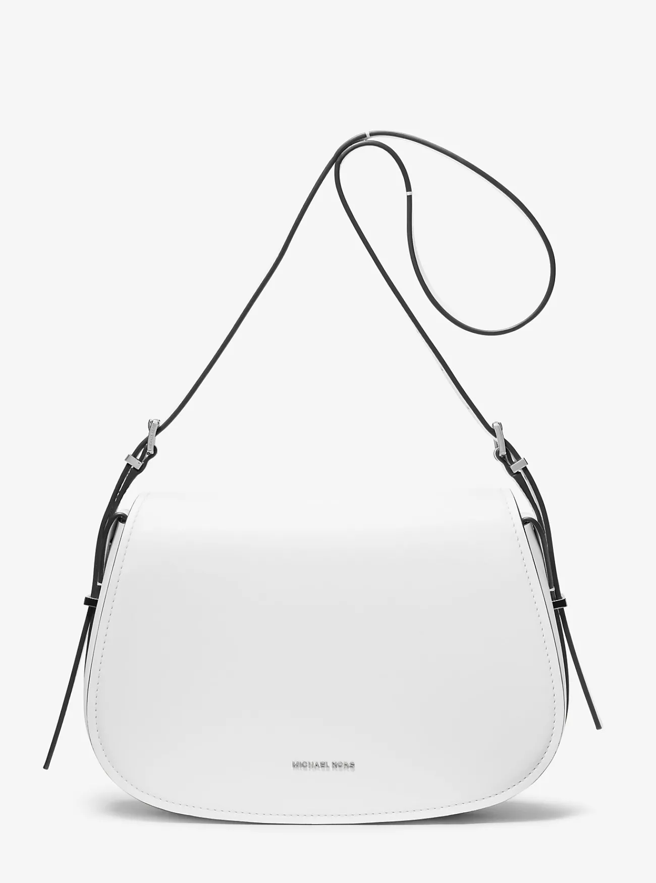Michael Kors Messengertas Lydia van leer, middelgroot Outlet